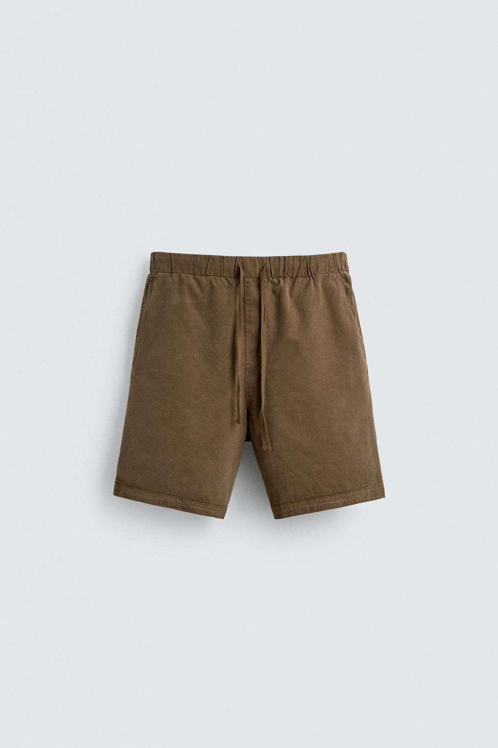 LYOCELL-COTTON RELAXED FIT BERMUDA SHORTS - Zara фото 7