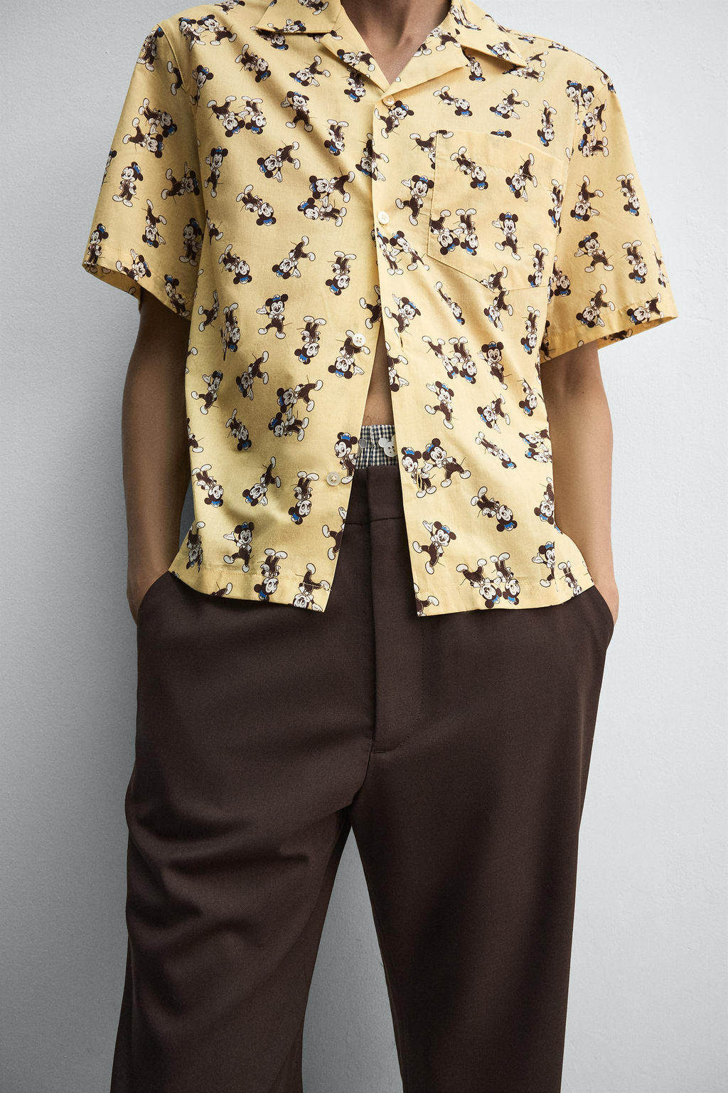 FLARE FIT TROUSERS HARRY LAMBERT FOR ZARA X DISNEY  фото 5