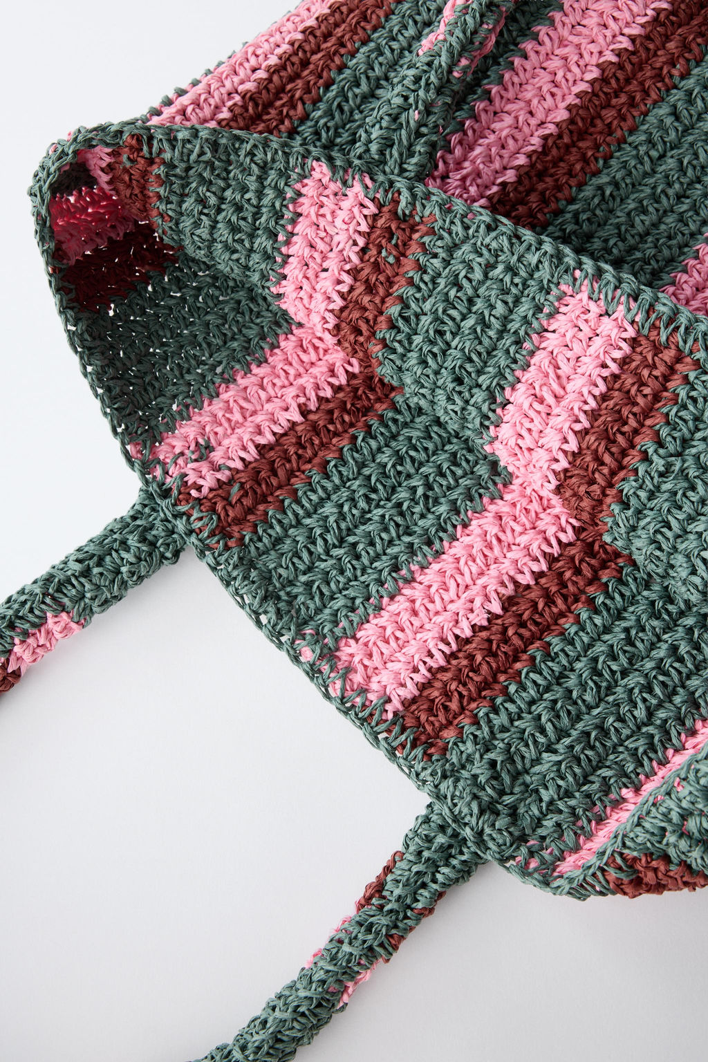 BOLSO SHOPPER RAYAS / Rosa - Zara фото 4