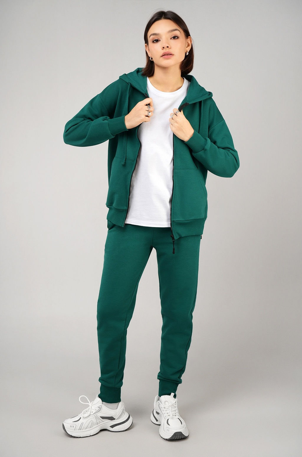 Женский спортивный костюм из футера трехнитки Happyfox