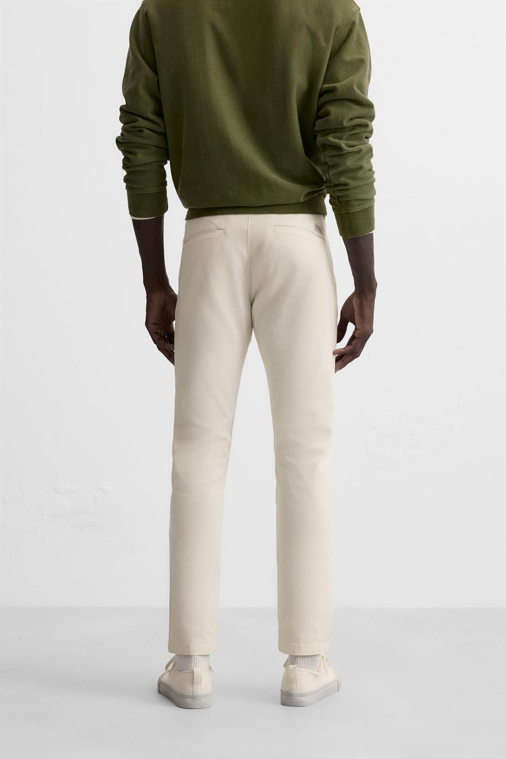 SKINNY FIT CHINO PANTOLON - Zara фото 21