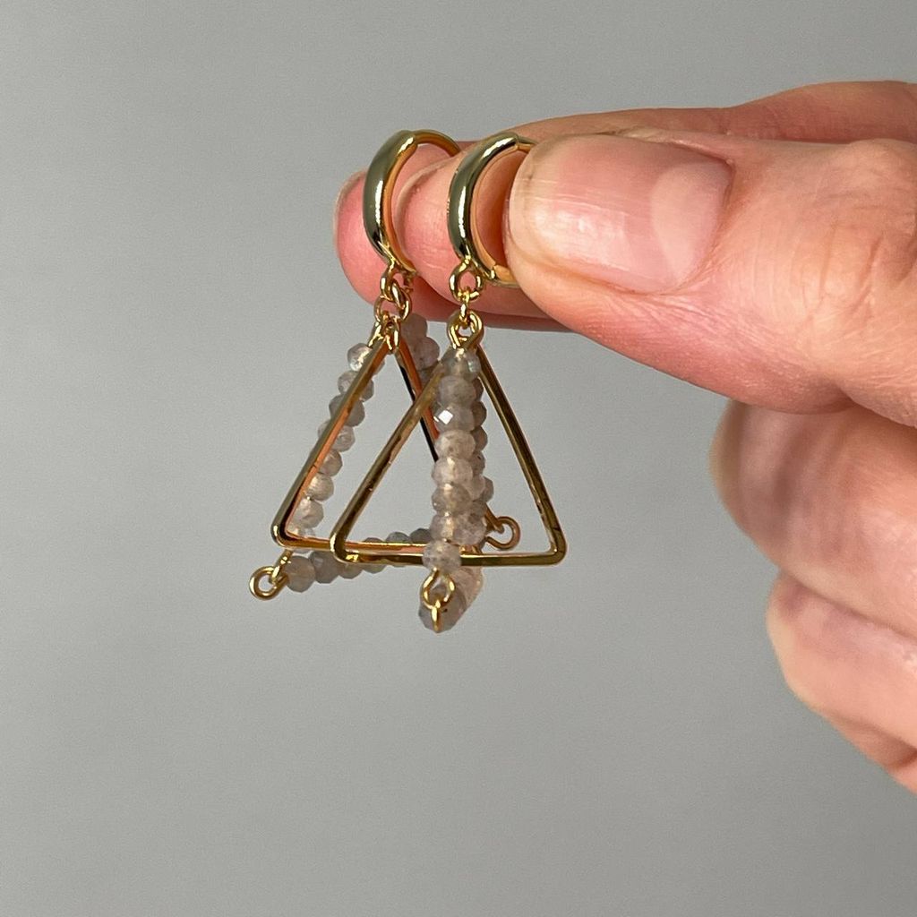 Серьги из Лабрадора