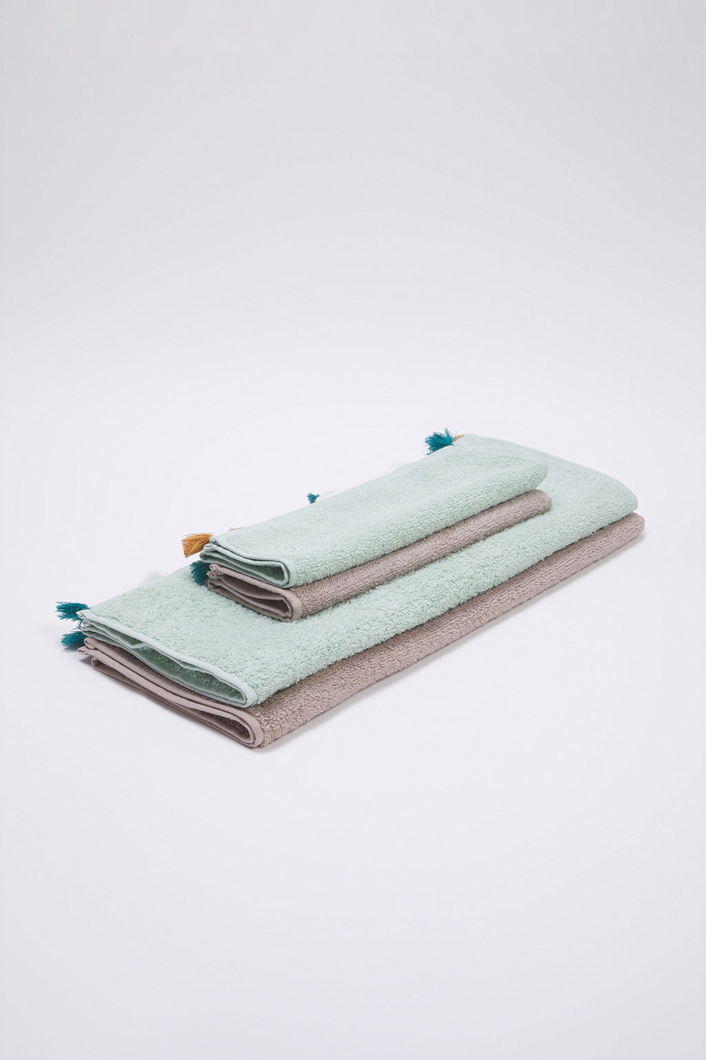 Trendyolmilla Home 2li Yuz Puskullu Havlu 50x80cm & 2li Misafir Puskullu Havlu Seti 30x45cm TPHSS25HVL00001 фото 2