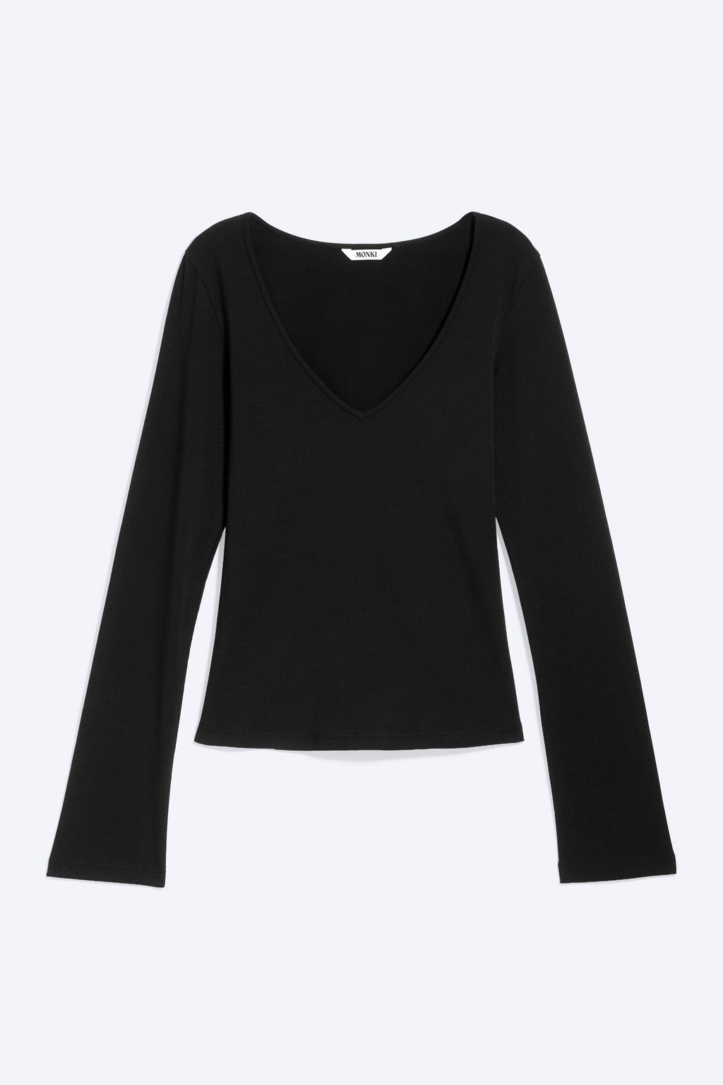 Top de punto entallado con cuello en V - H&m фото 2