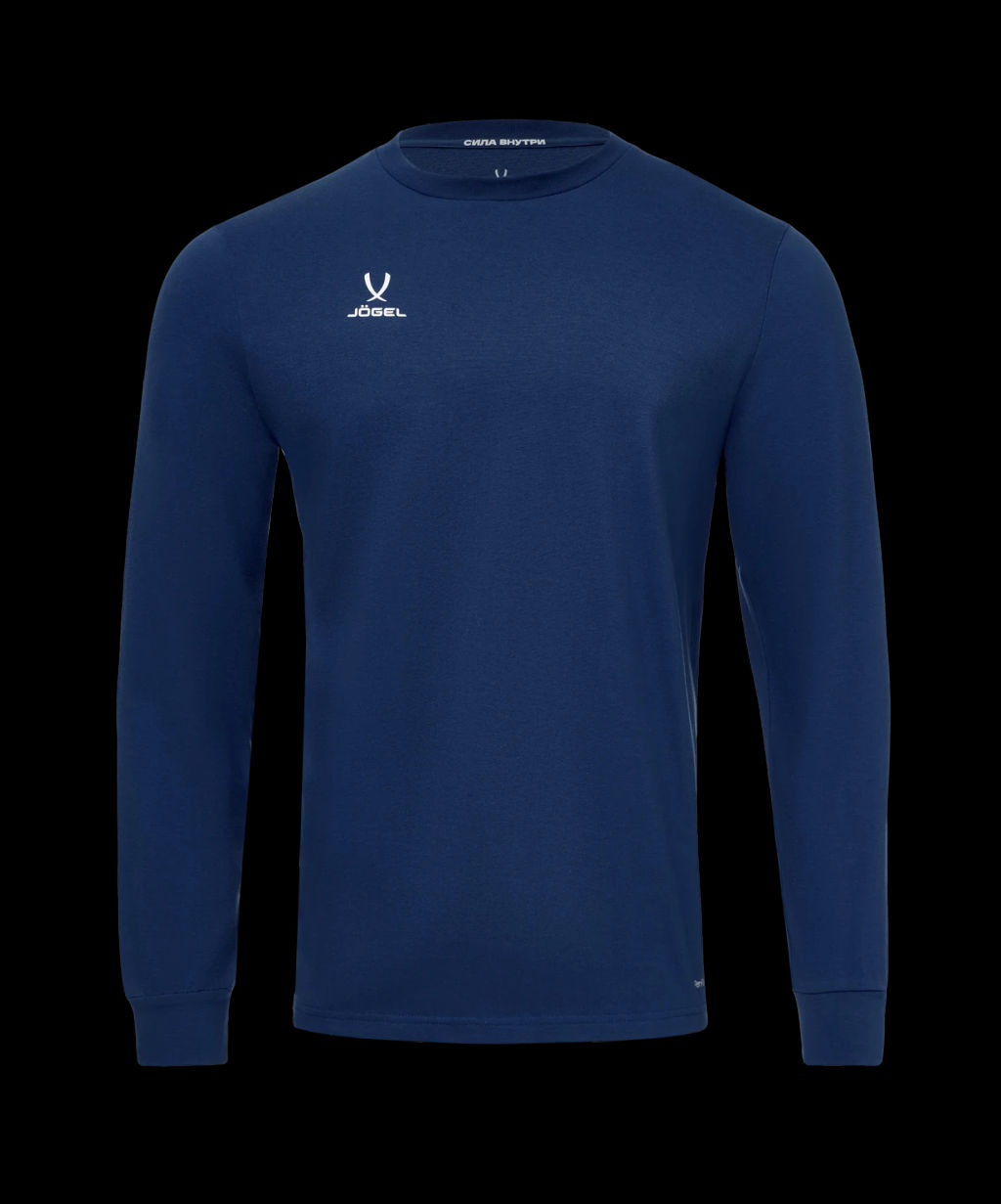 Лонгслив тренировочный JOGEL DIVISION PerFormDRY Training CVC LS Z4, темно-синий  фото 2