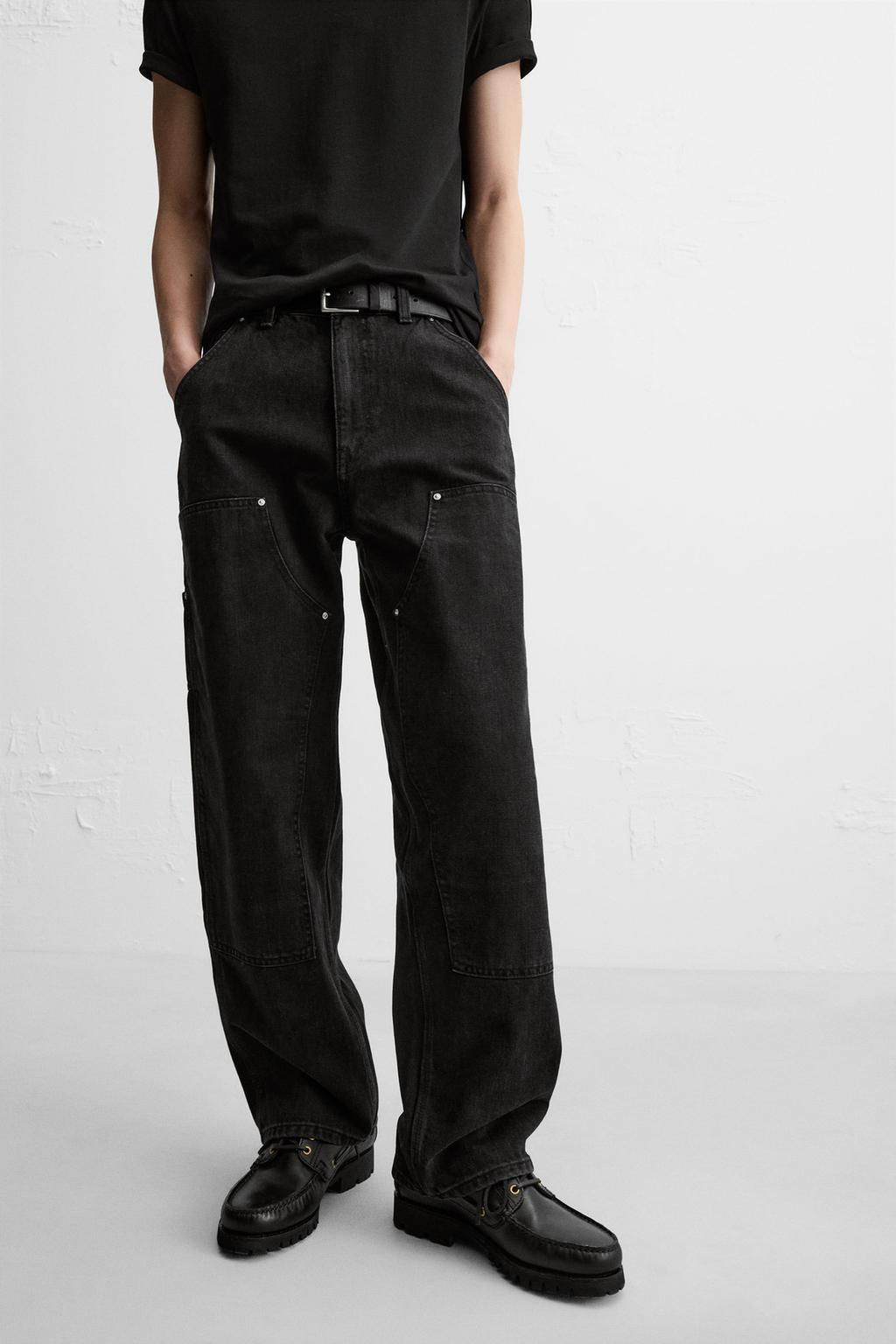 CARPENTER STRAIGHT-LEG JEANS - Zara фото 15