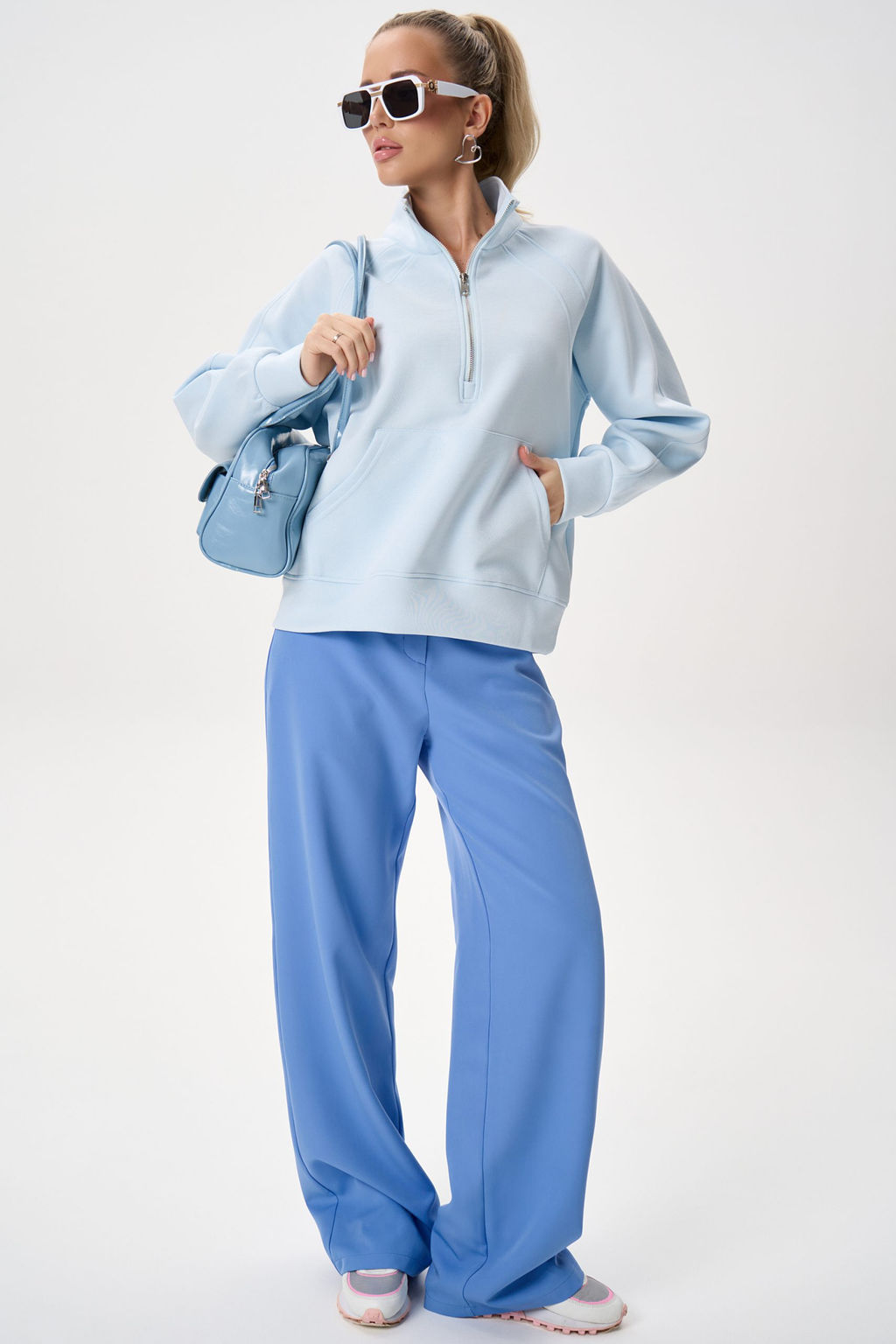 Свитшот Деми (голубой) - Эльза фото 15