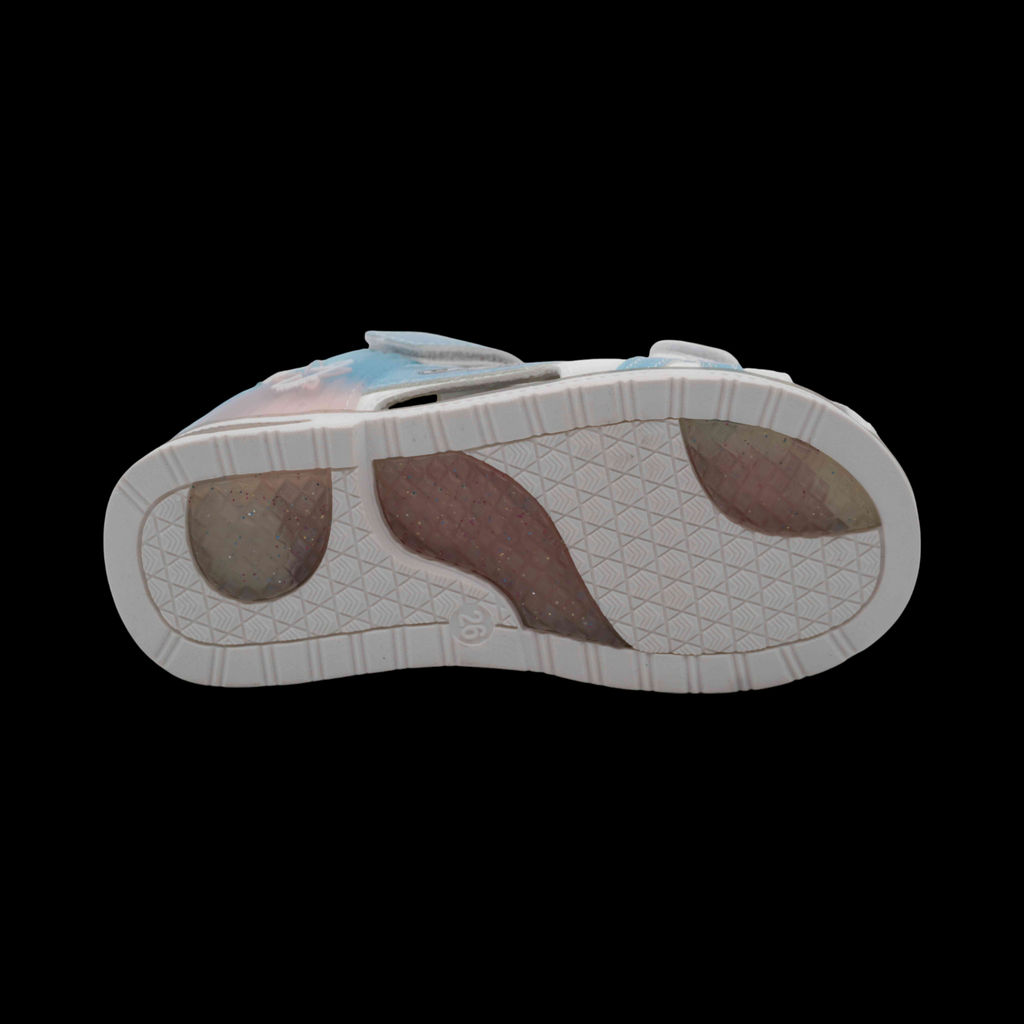 Сандалии В567-18 бело голубые