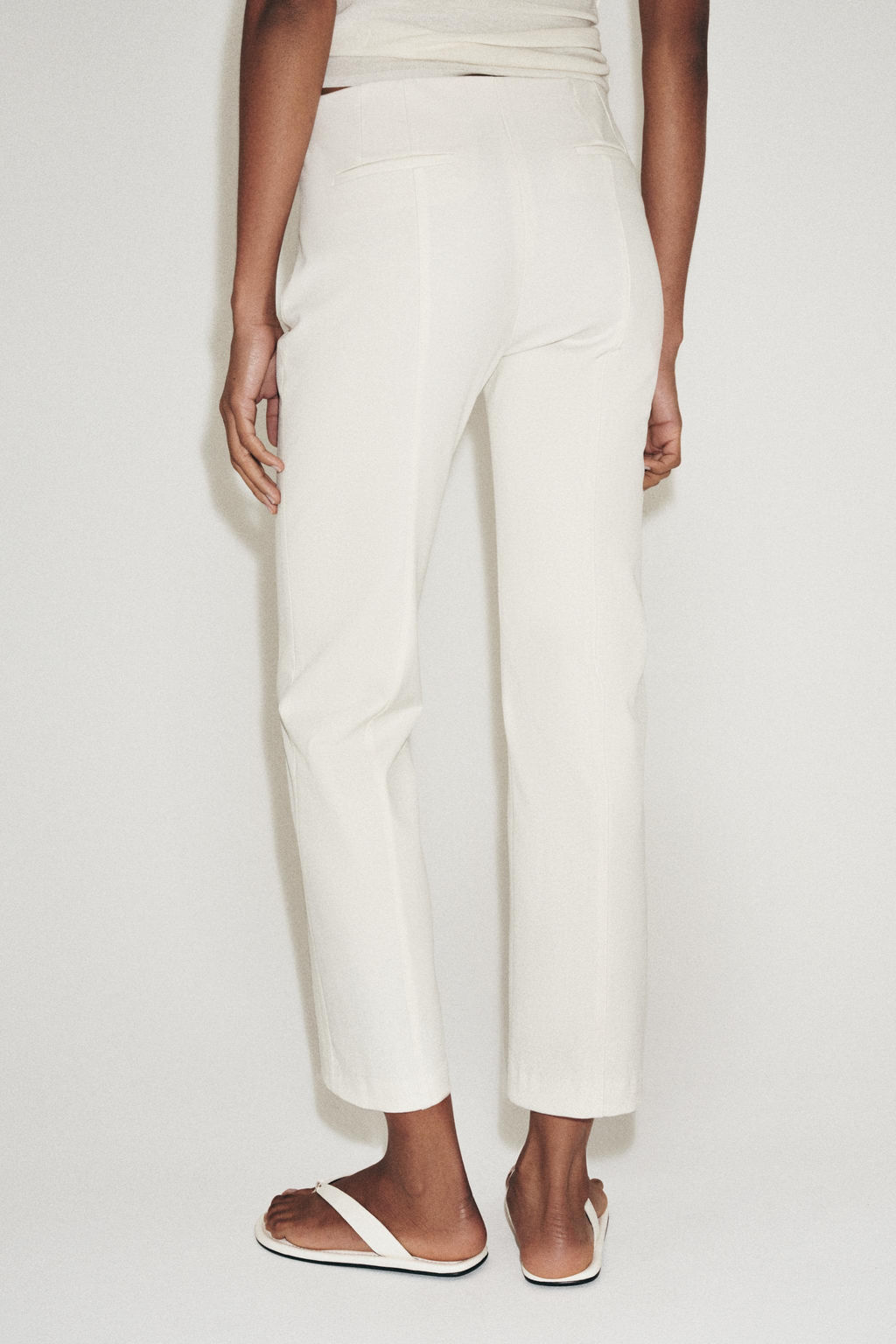 PANTAL?N CROPPED ZW COLLECTION / Crudo - Zara фото 3
