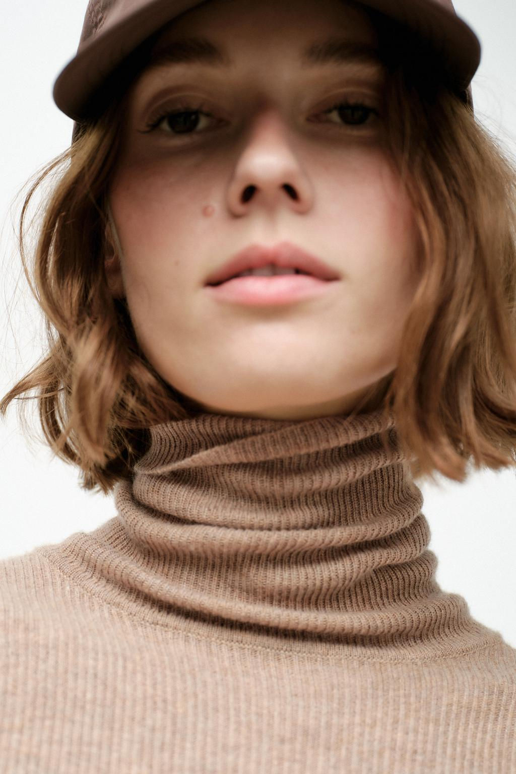 HIGH NECK KNIT TOP - Zara фото 8