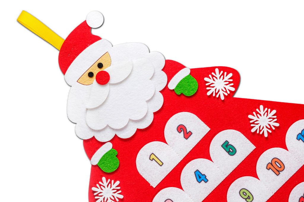 Коврик Адвент-календарь Дед Мороз - Smiledecor фото 2