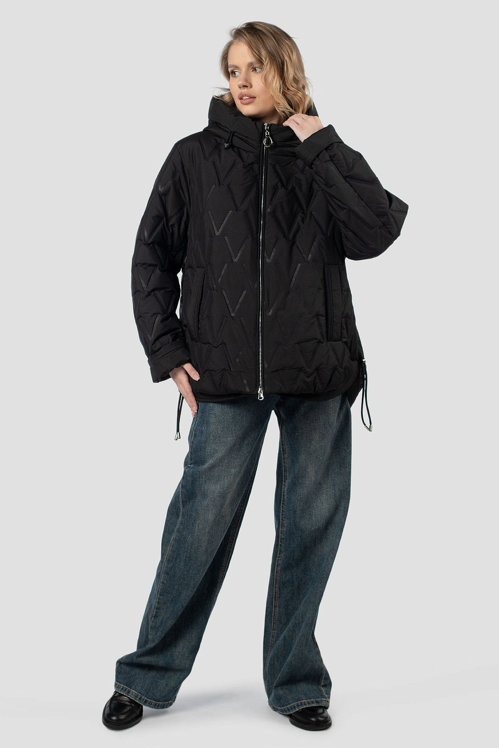 04-3158 Куртка женская демисезонная (Холлофайбер 100) - El podio фото 2