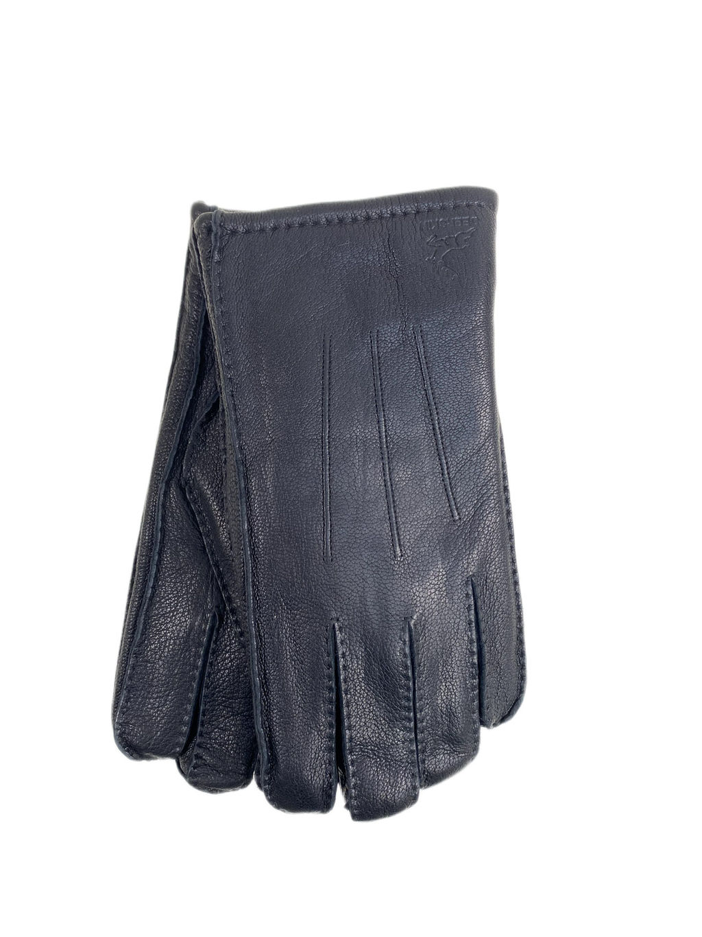 Перчатки мужские из натуральной кожи цвет черный