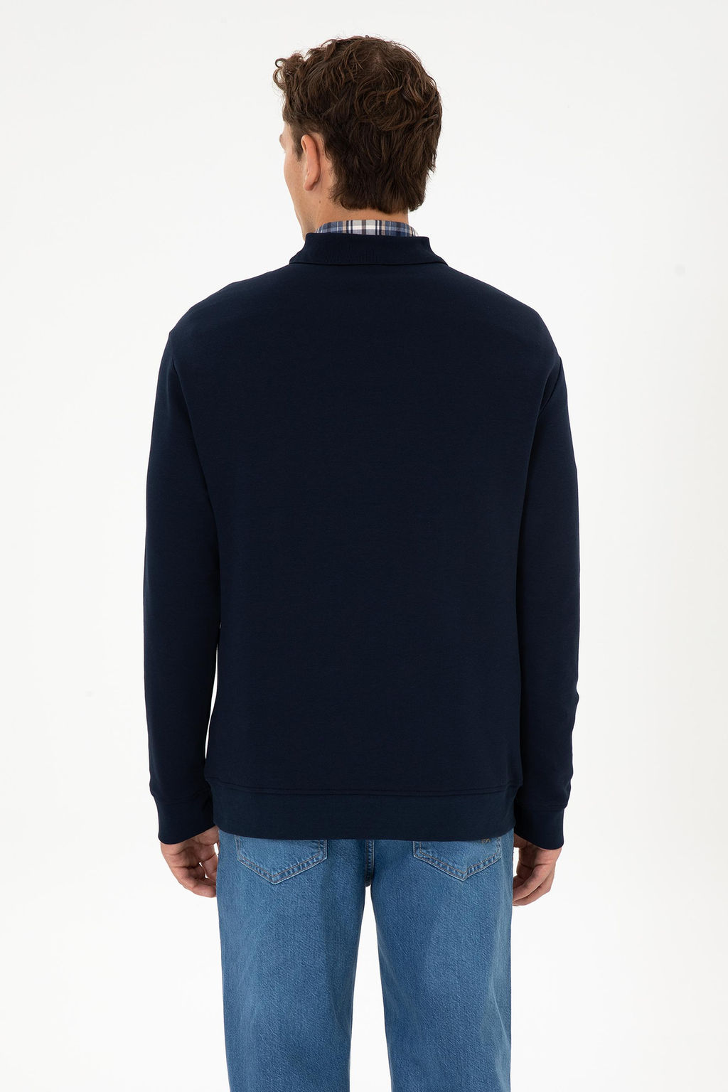 Erkek Lacivert Sweatshirt