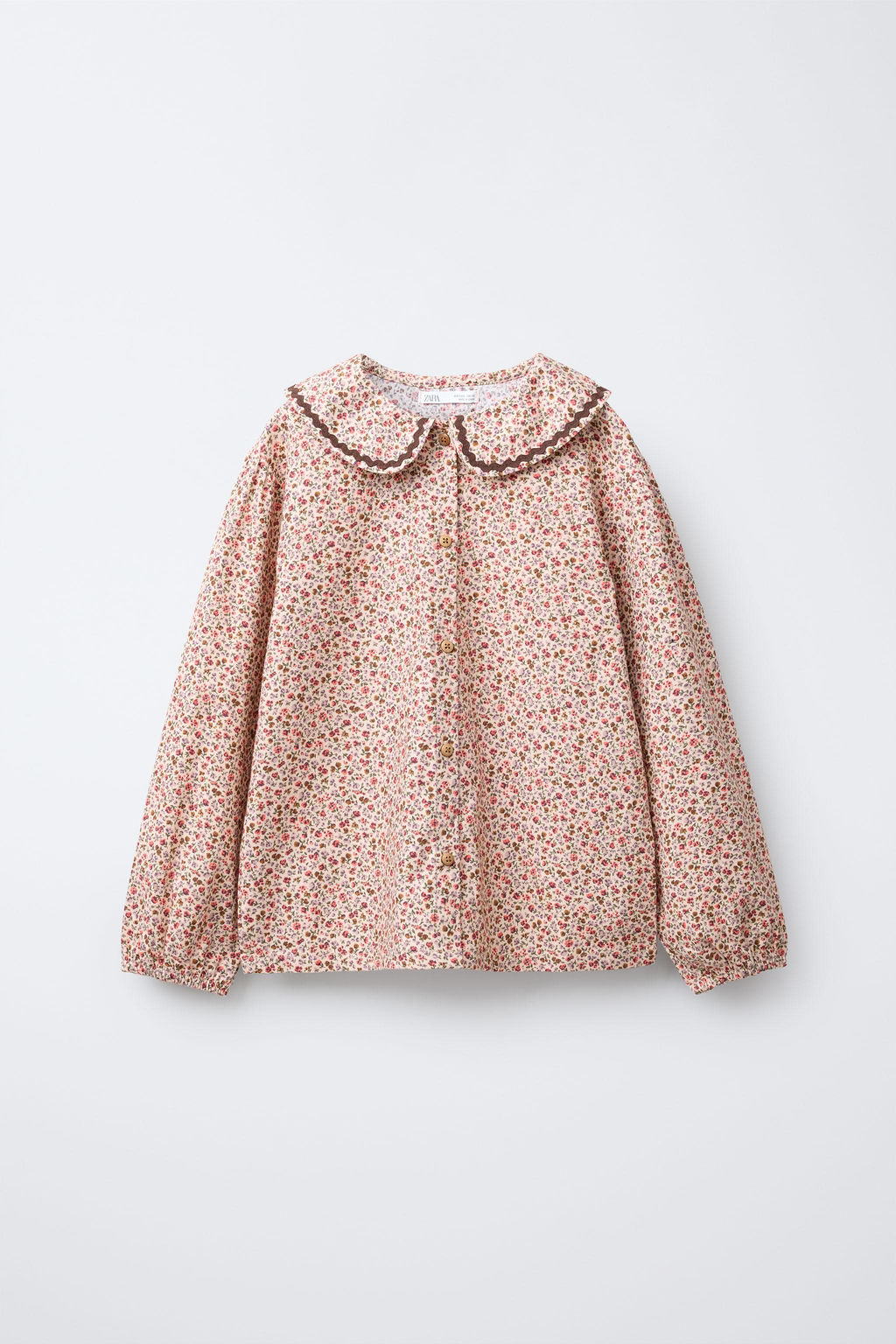 AGES 6-14 / LACE TRIM FLORAL PYJAMAS - Zara фото 2