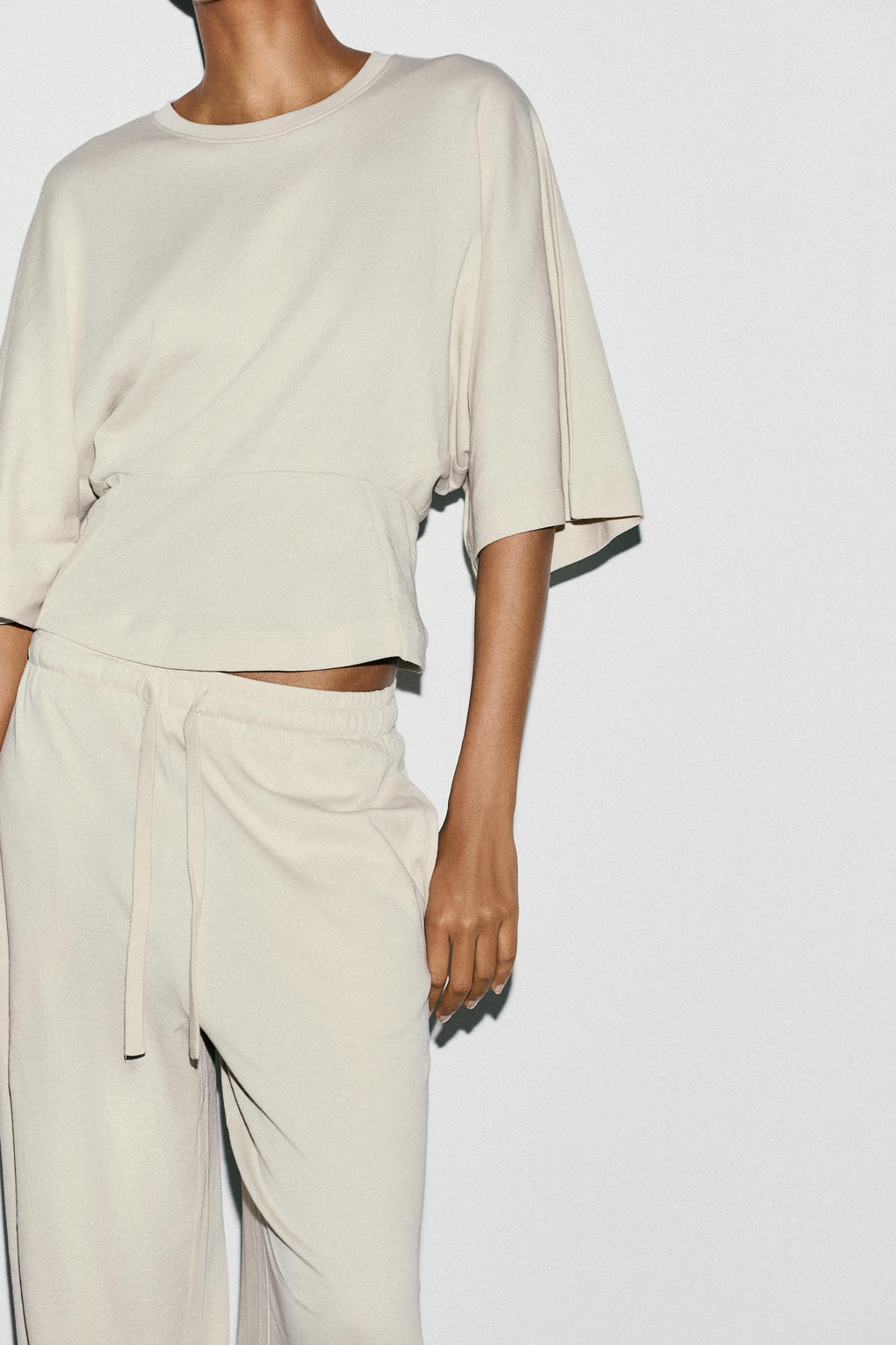 COTTON STRAIGHT-LEG TROUSERS - Zara фото 3