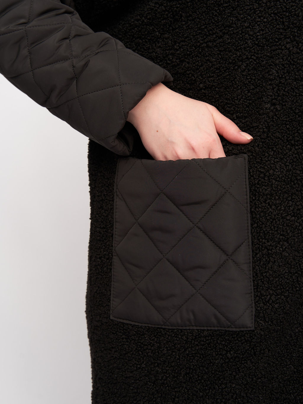 Пальто комбинированное ZPL10533ROL01 - Артесса фото 7