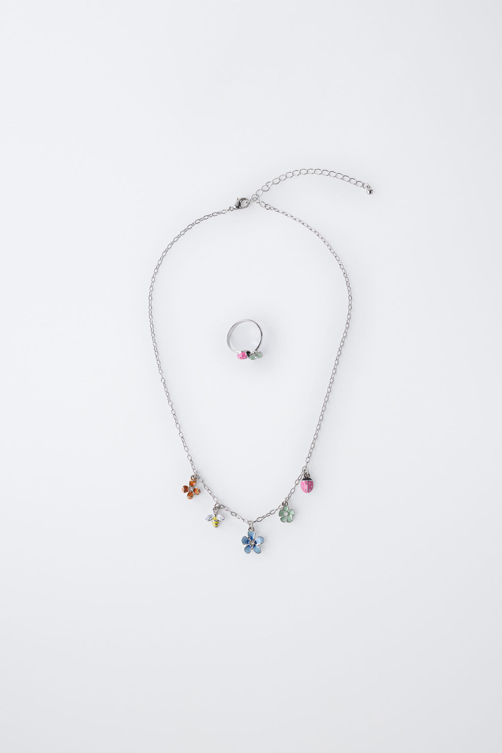 PACK COLLAR Y ANILLO FORMAS / Plata