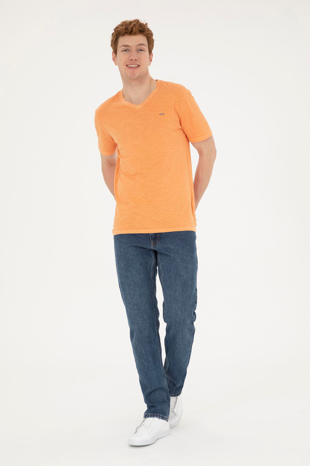Erkek Turuncu Basic Ti__rt - U.s. polo assn фото 11