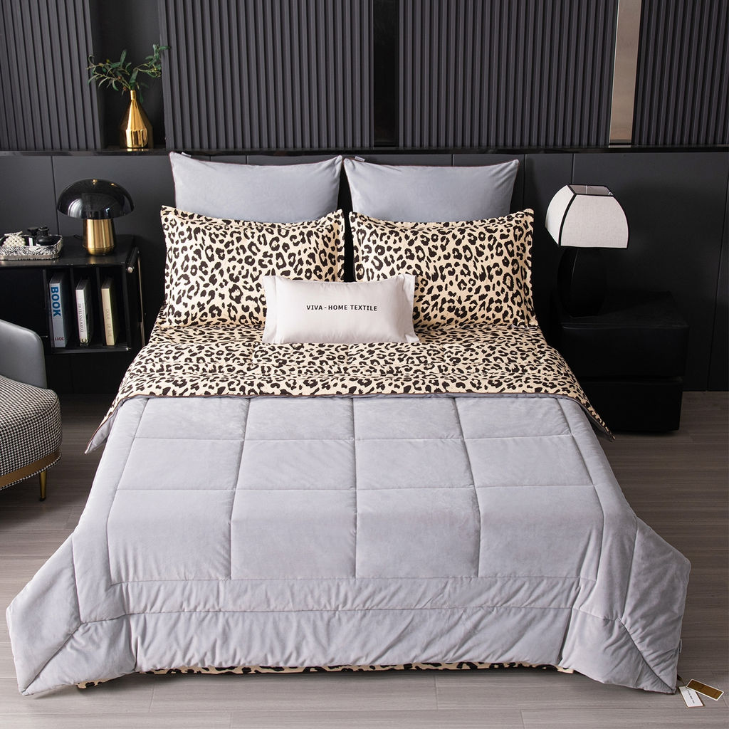 Комплект постельного белья Сатин Velouria Luxe с Одеялом VL001 Евро