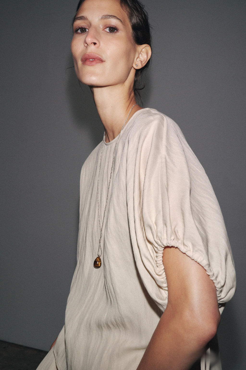 ZW COLLECTION PUFF SLEEVE BLOUSE - Zara фото 2