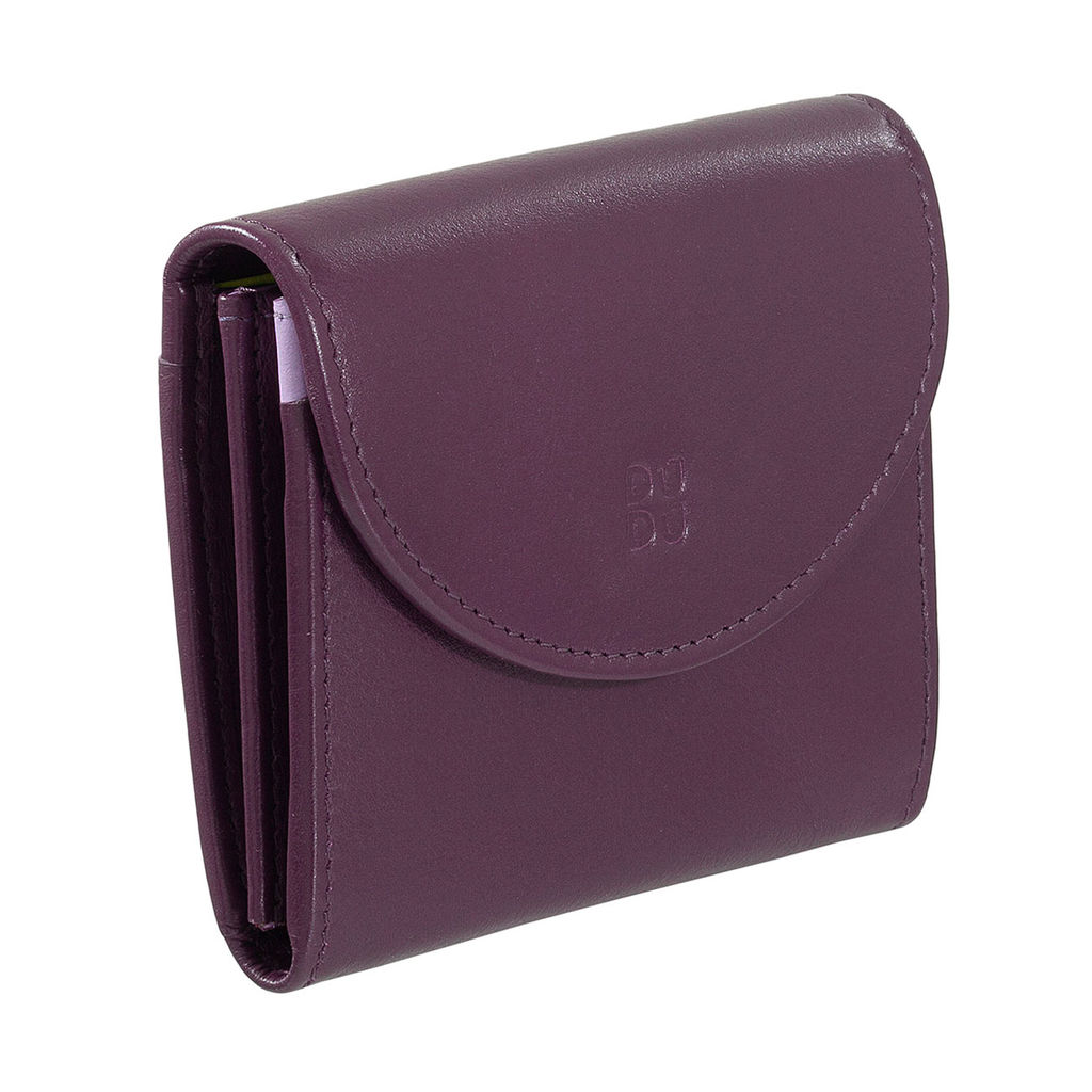Кошелек кожаный DuDu серии Malaga | темно-фиолетовый - Dudubags фото 4