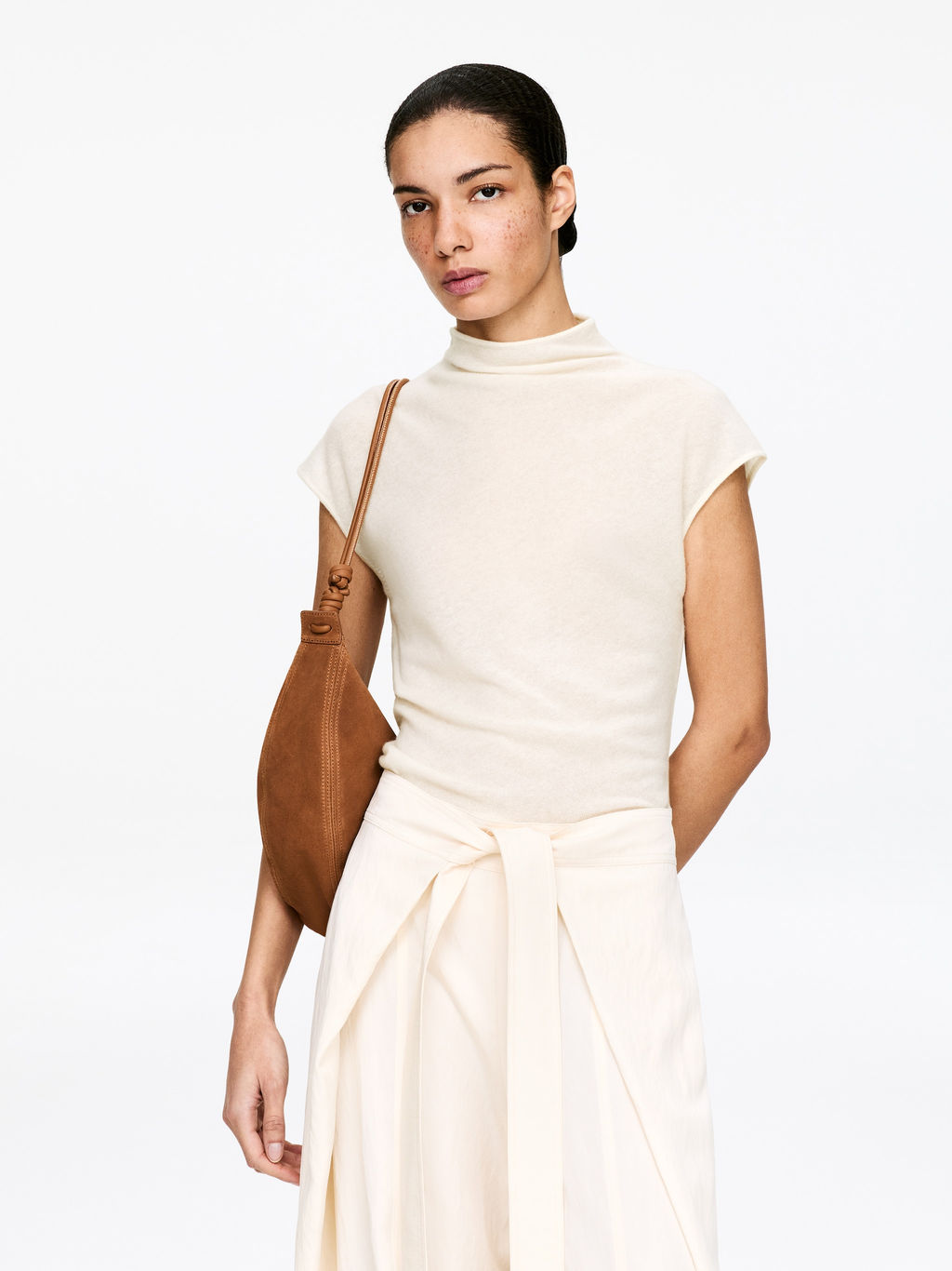 Top drapeado de cachemir puro - H&m фото 3