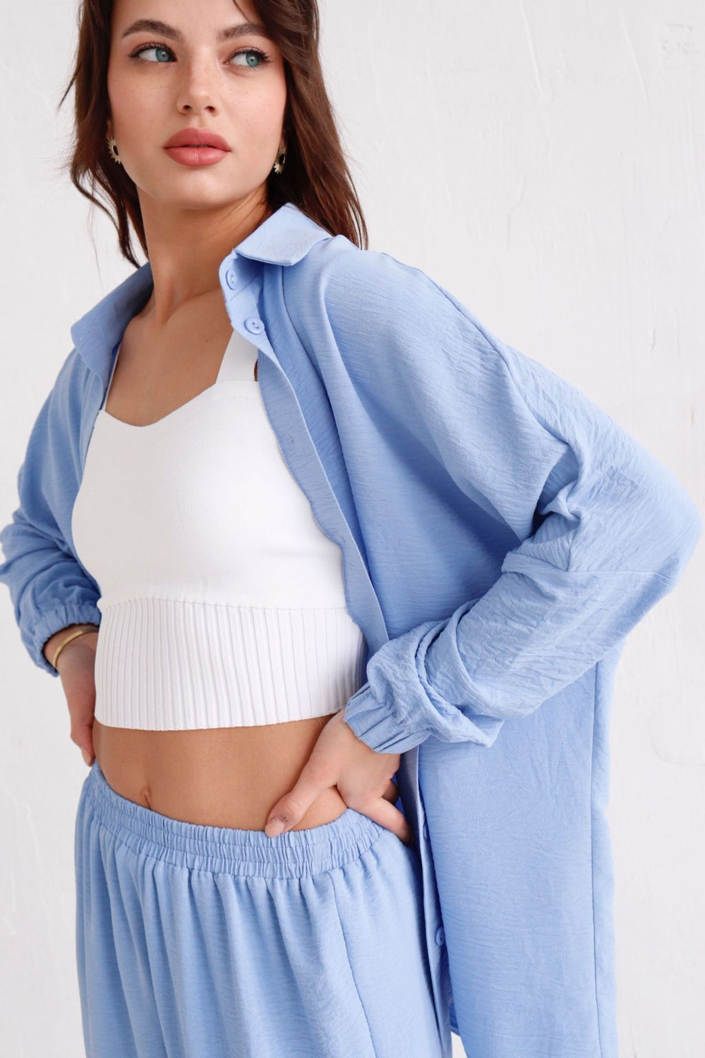 6440 Костюм летний голубой - Martichelli фото 9