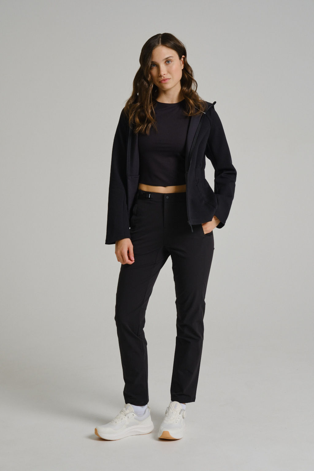 Толстовка на молнии Guanjun Черный