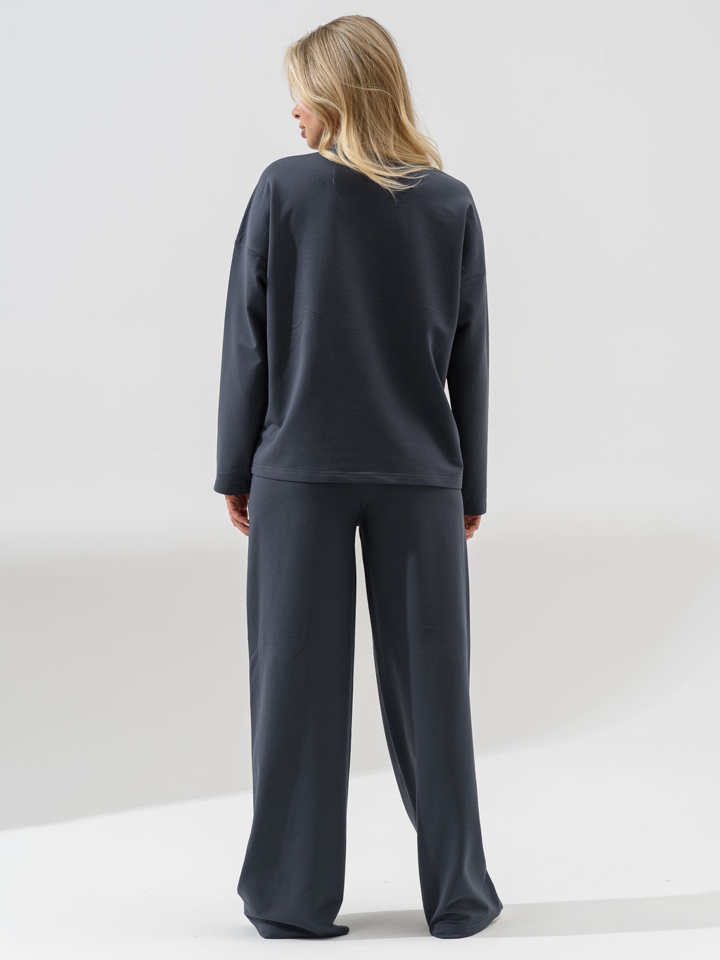 Костюм футер с брюками палаццо - Оптима фото 5