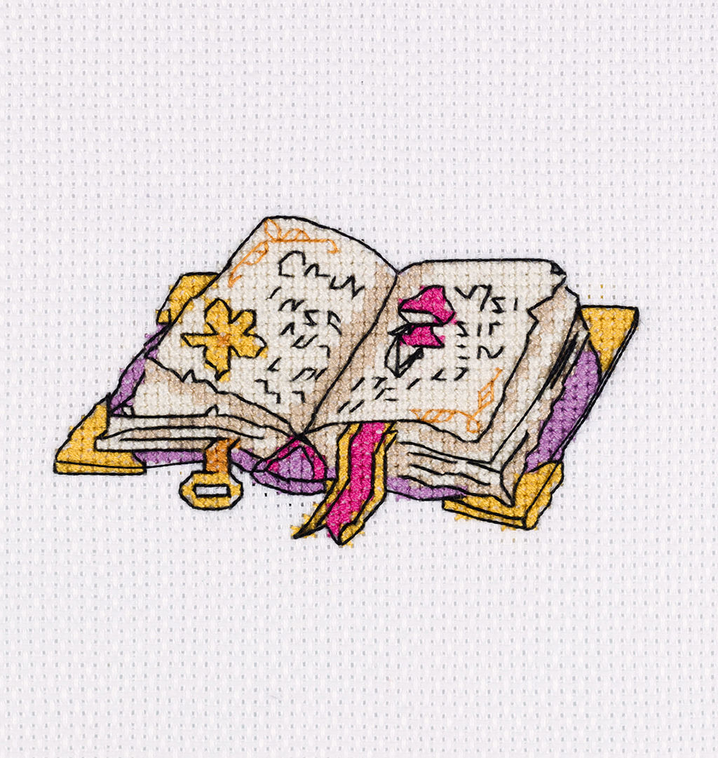 Klart набор для вышивания 12-049 Магическая книга 12 х 8.5 см