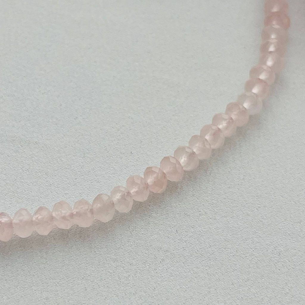 Бусы из Розового кварца 45 см +
