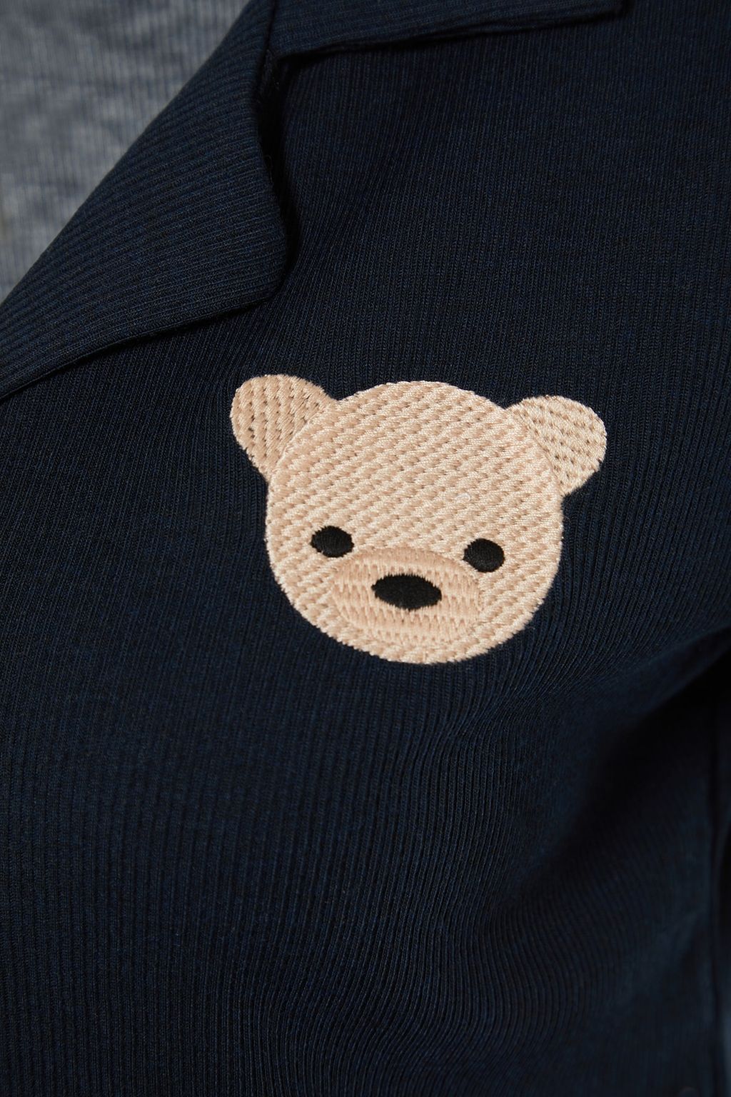 Trendyolmilla Lacivert Ay?c?kl? Fitilli Orme Pijama Tak?m? THMSS21PT0168 фото 15