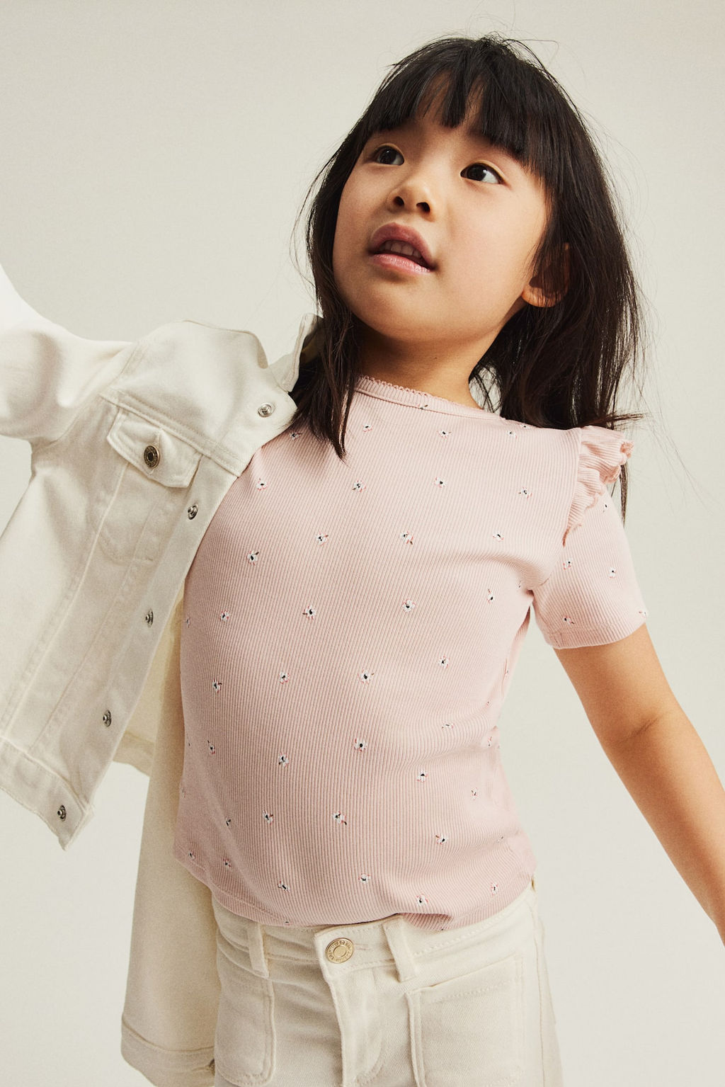 Camiseta de canale con volantes
