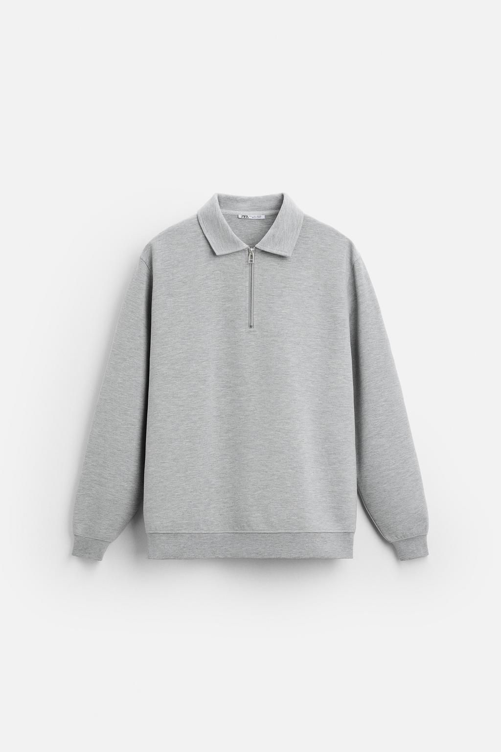 INTERLOCK ZIP POLO SHIRT - Zara фото 38