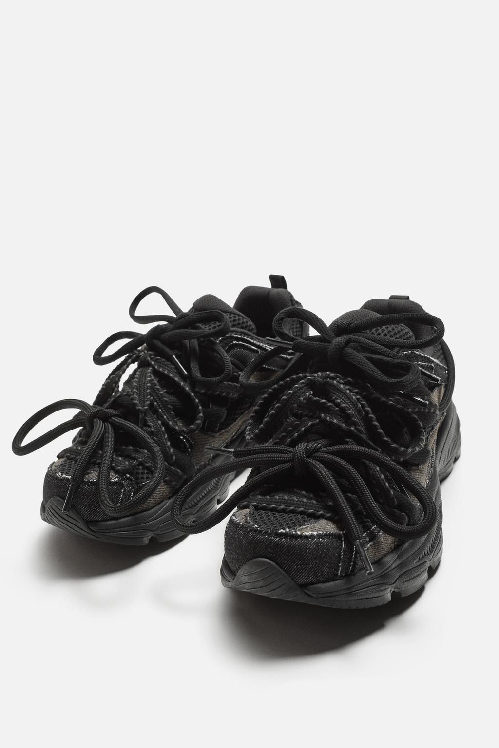 MULTI-LACE TRAINERS - Zara фото 5