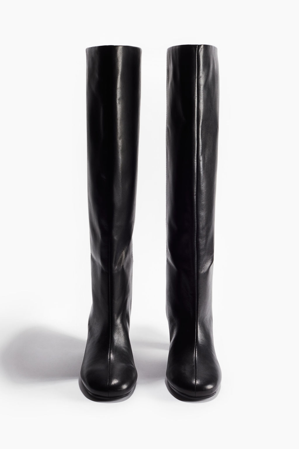 Botas de piel a la rodilla - H&m фото 8
