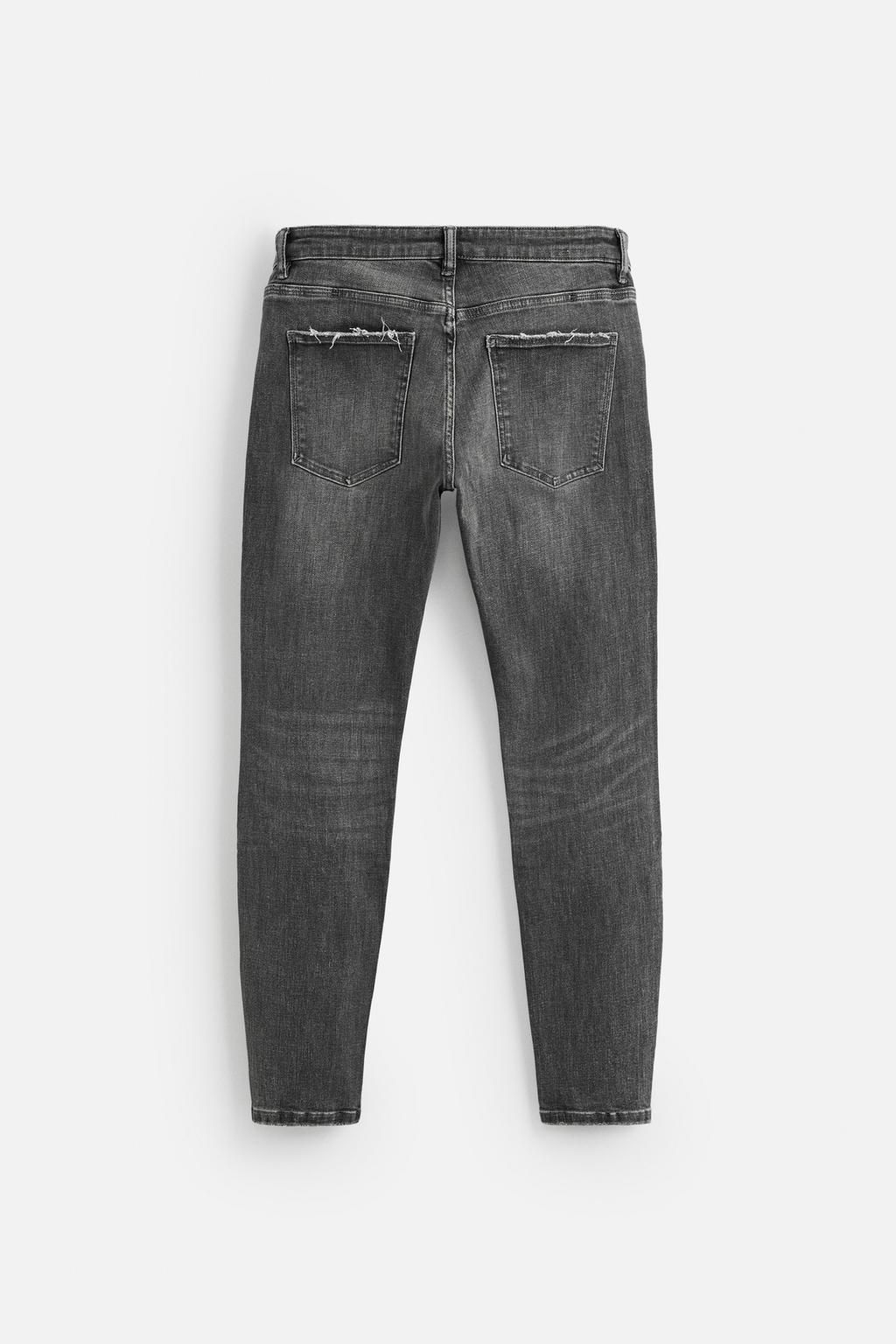 RIPPED SKINNY FIT JEANS - Zara фото 28