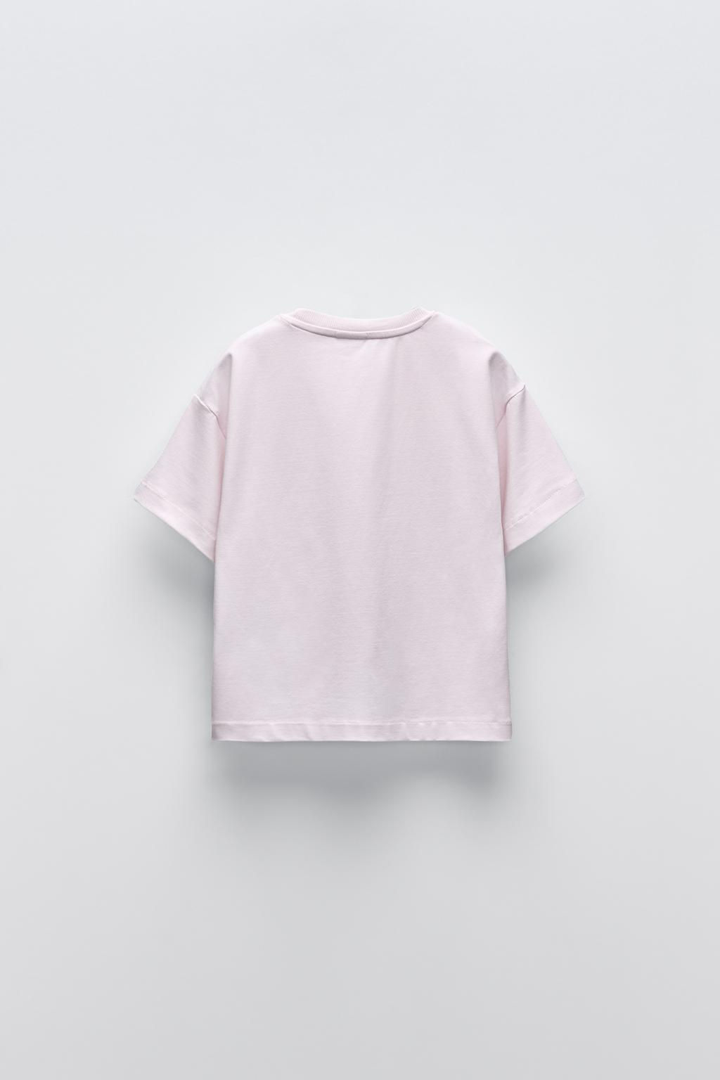 FLORAL APPLIQUE T-SHIRT - Zara фото 4