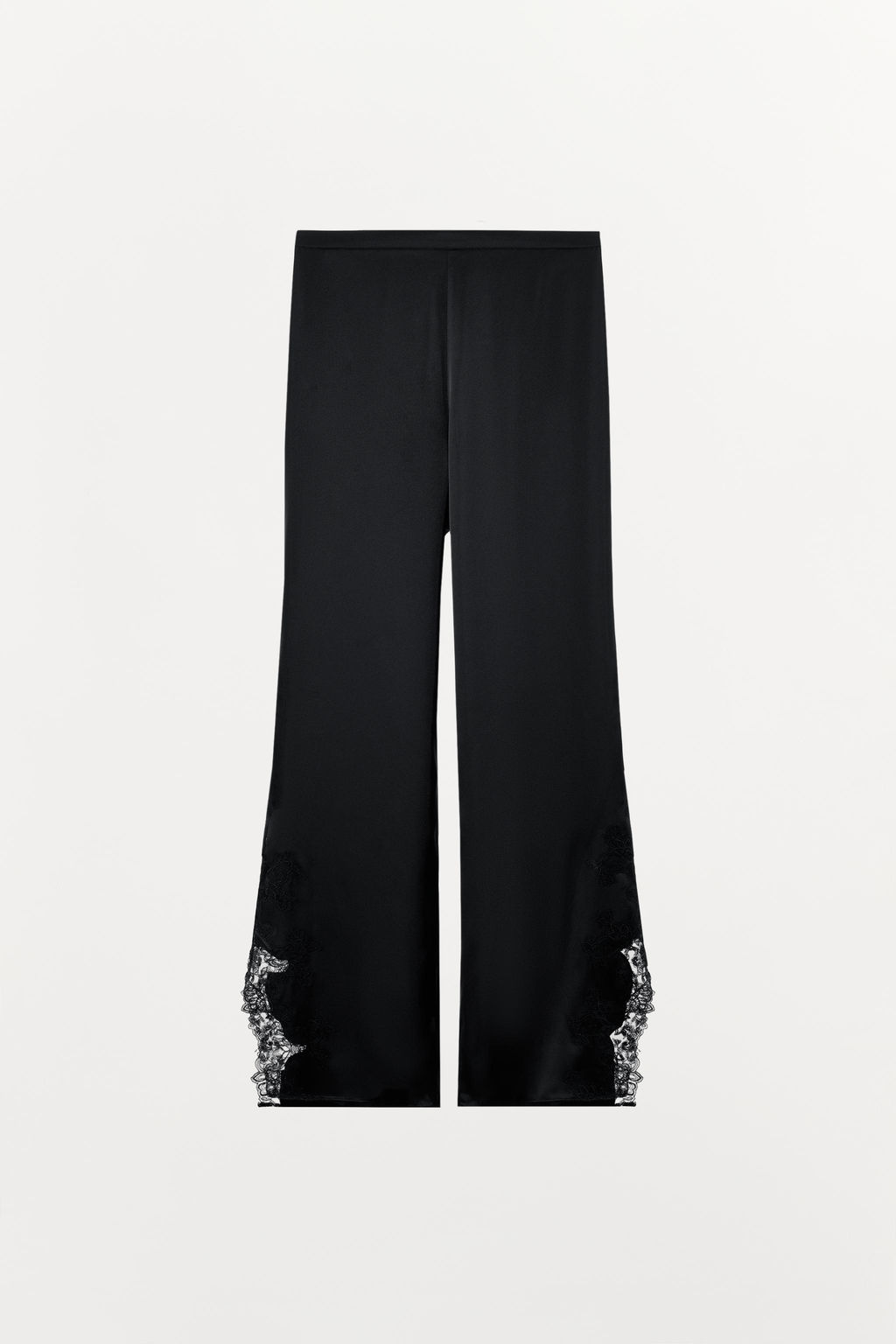SATIN LACE TROUSERS - Zara фото 12