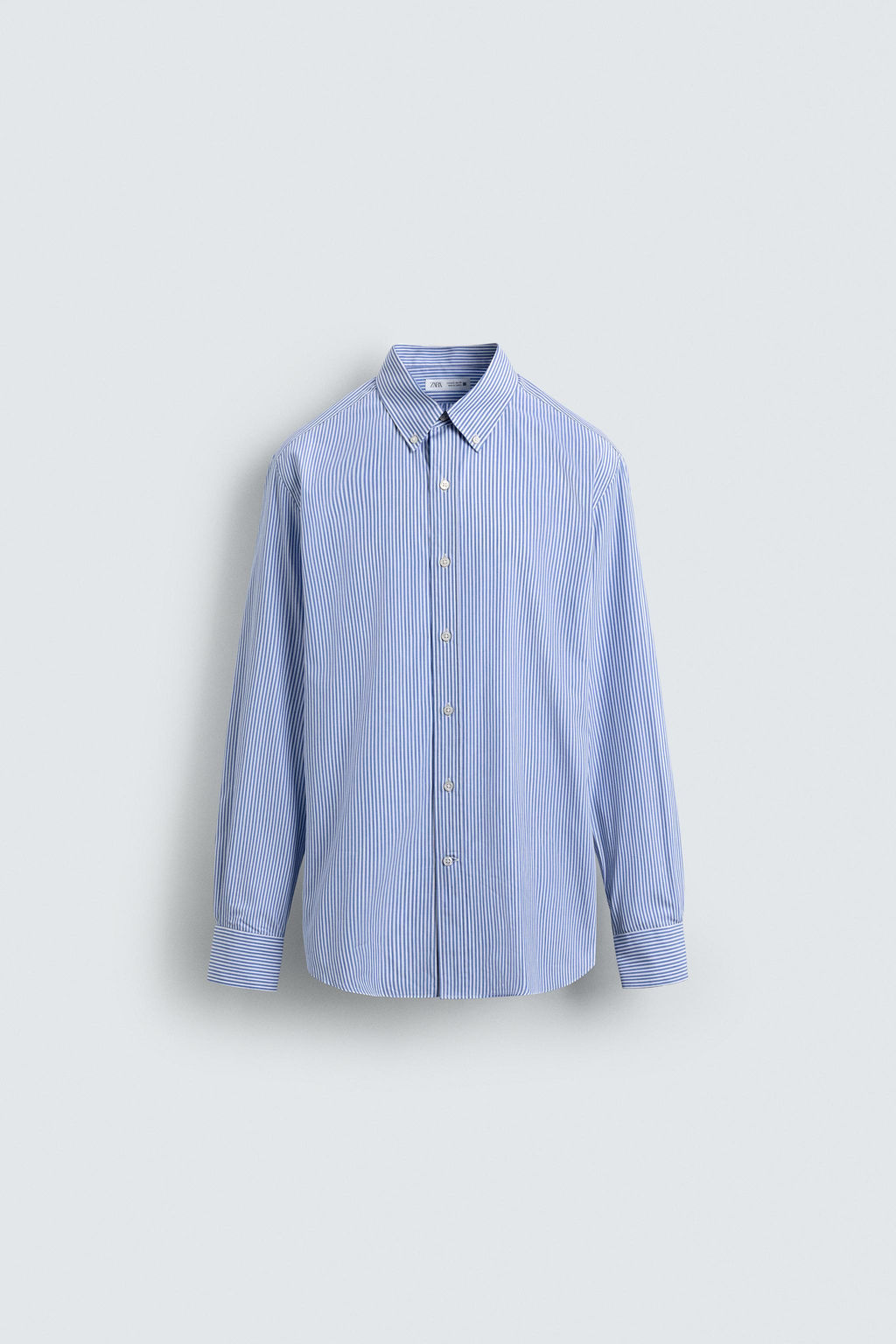 STRIPED REGULAR FIT SHIRT - Zara фото 7