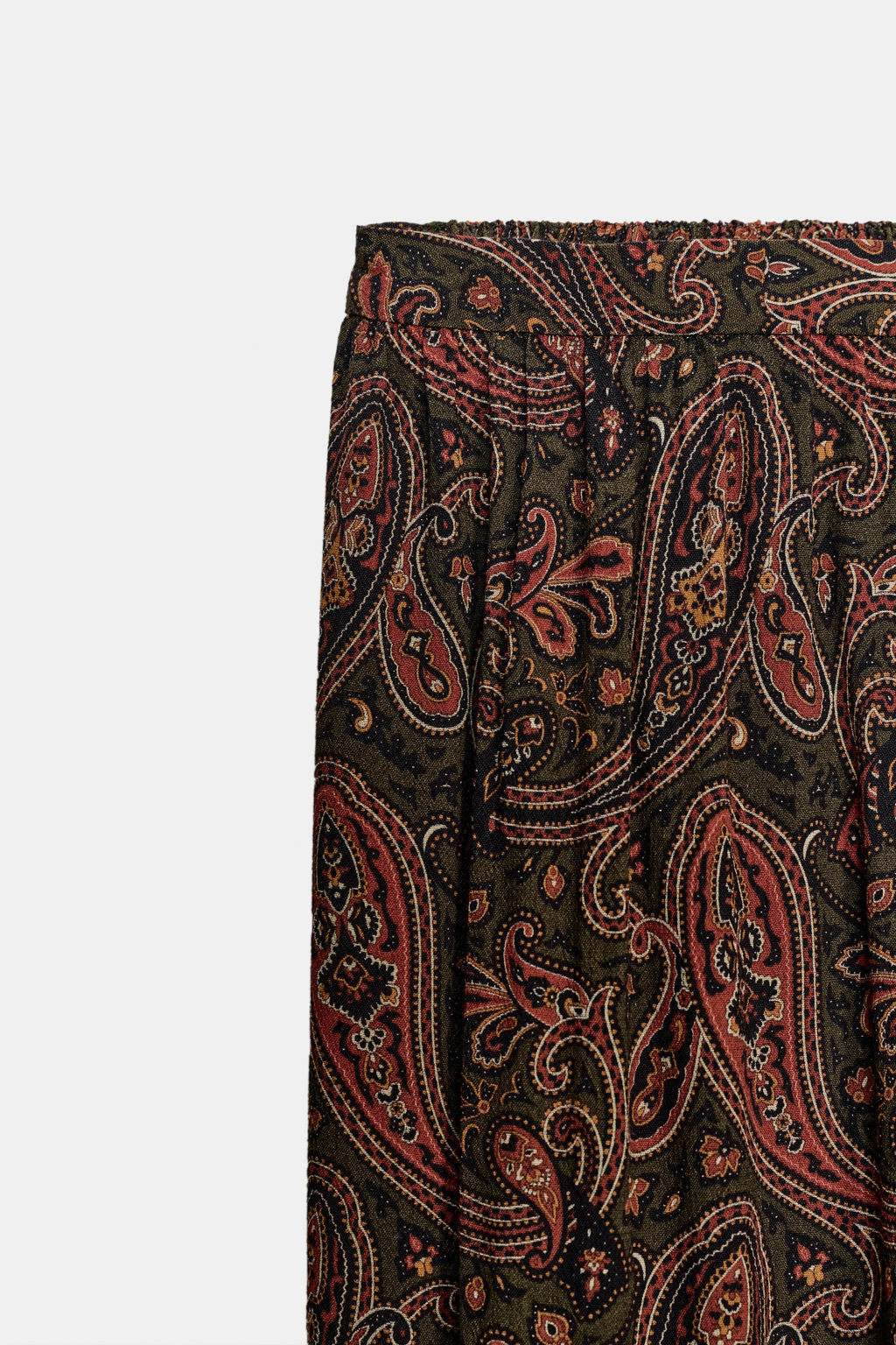 ZW COLLECTION PAISLEY TROUSERS - Zara фото 8