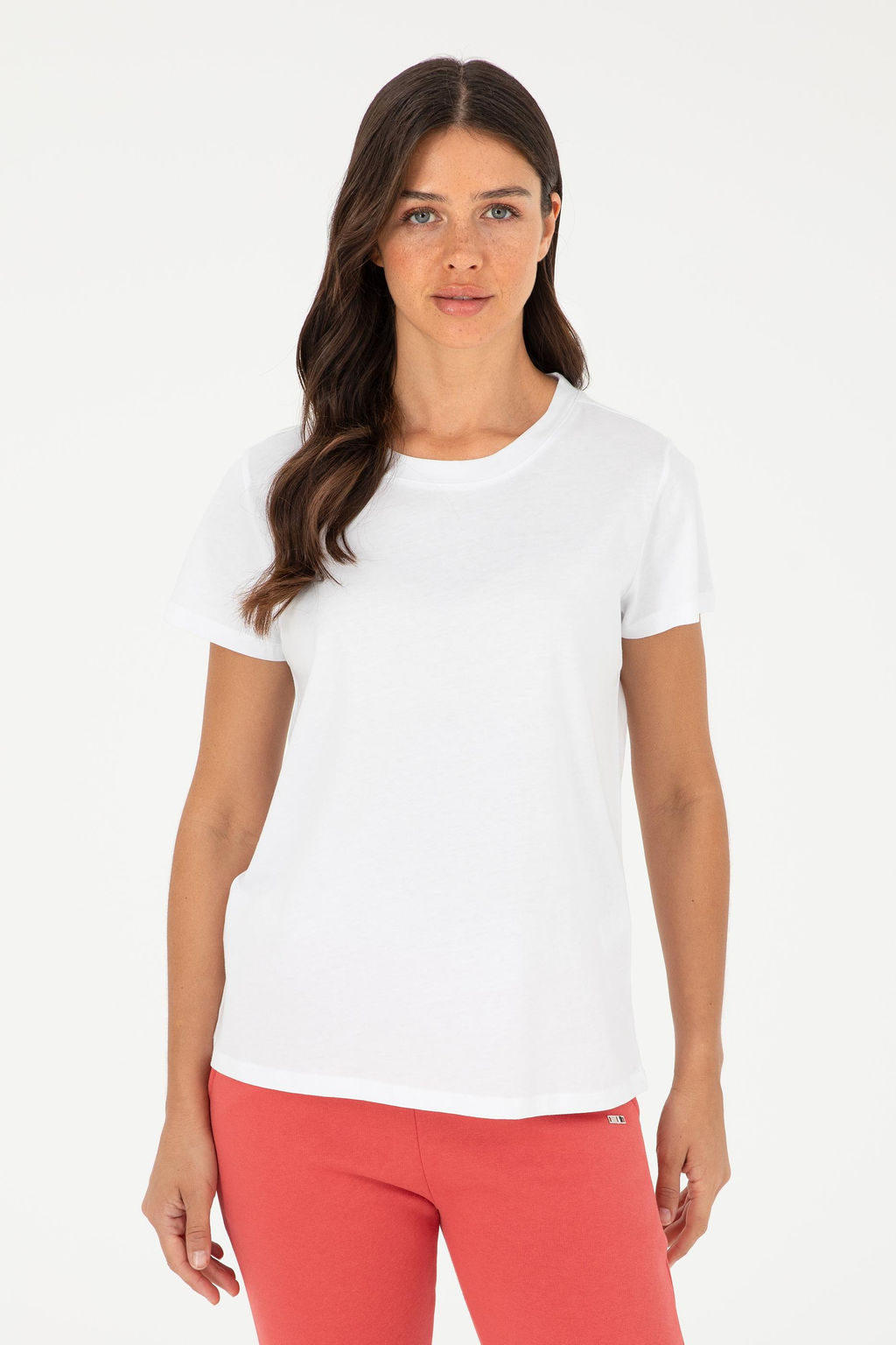 U. S. Polo Assn / Женская белая базовая футболка - U.s. polo assn фото 8
