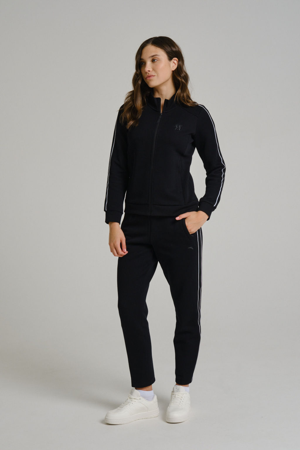 Олимпийка Черный TRN ESSENTIAL Knit Track Top