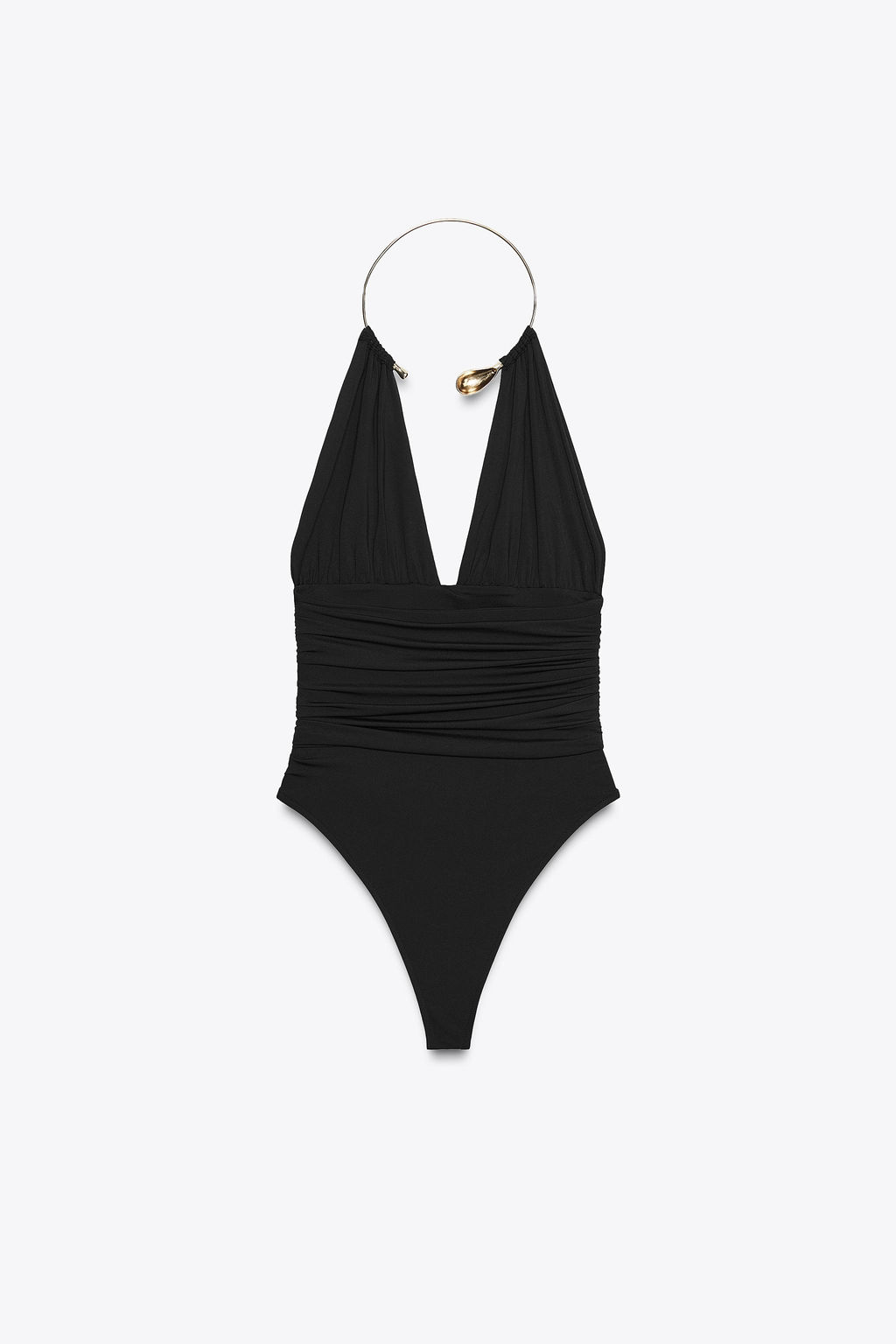 CHOKER POLYAMIDE BODYSUIT - Zara фото 8