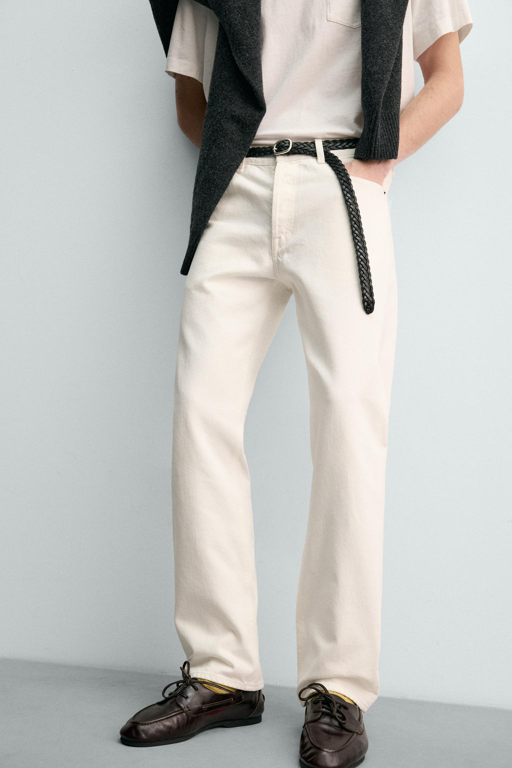 AARON LEVINE X ZARA STRAIGHT FIT JEANS  фото 15