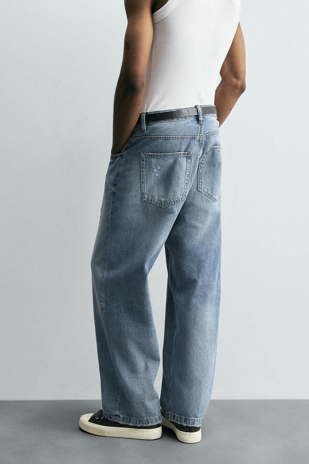 JEANS LOOSE FIT / Azul medio - Zara фото 12