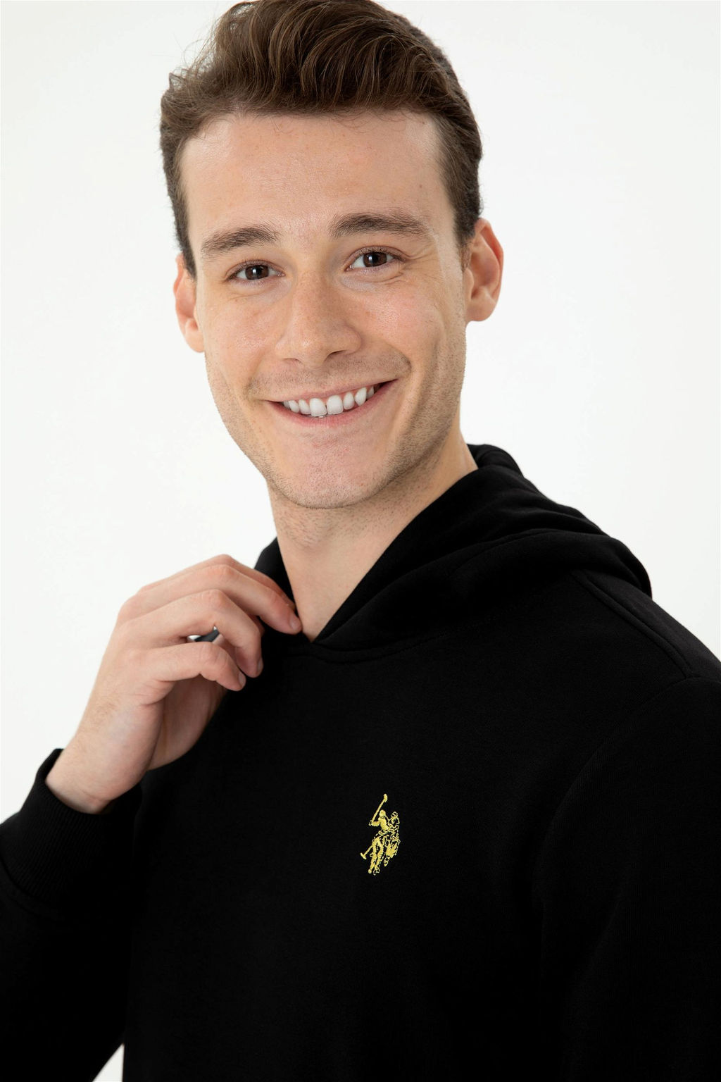 Мужской черный свитшот - U.s. polo assn фото 9