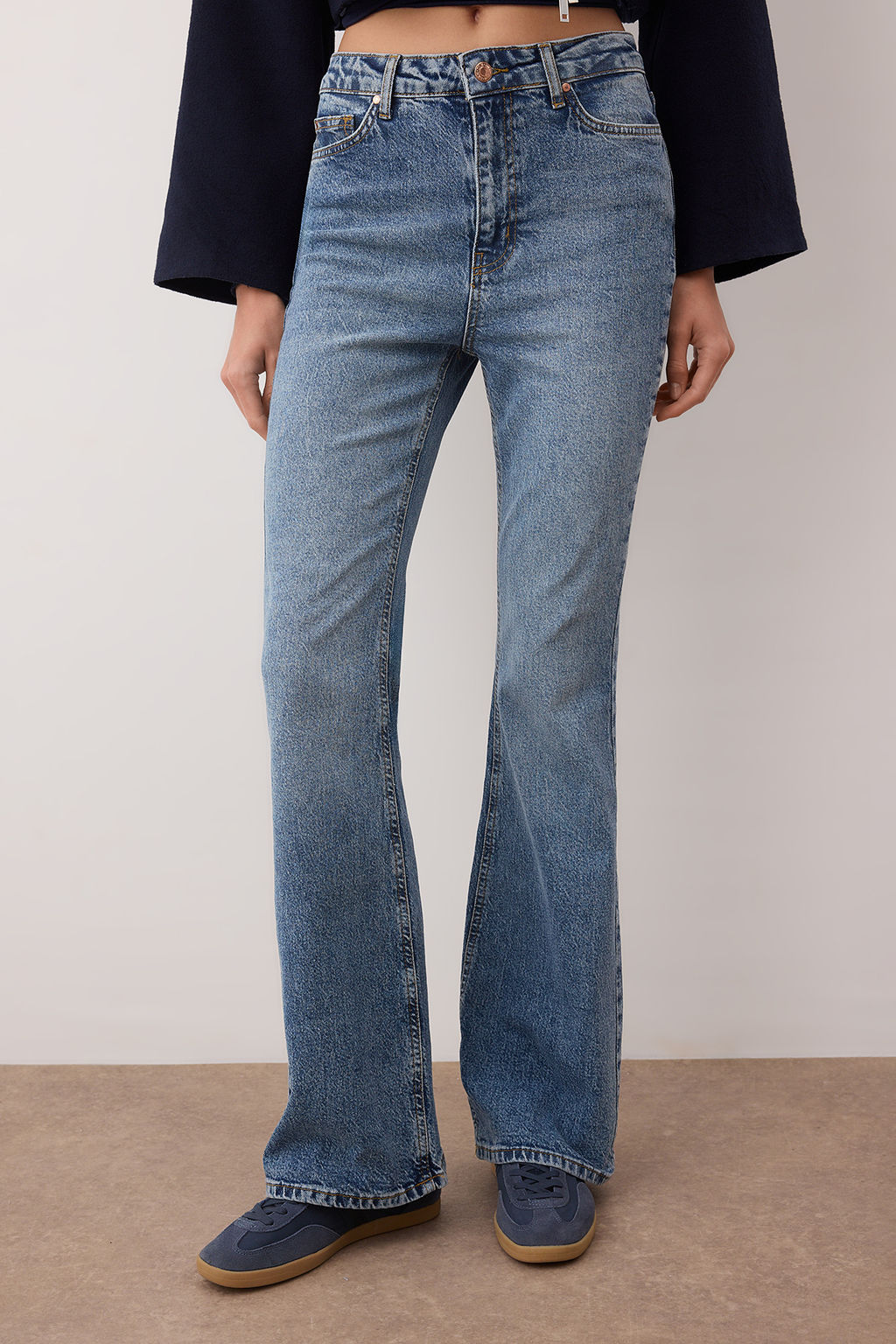 Mavi Yuksek Bel Comfort/Esnek Flare Jeans TWOSS25JE00101