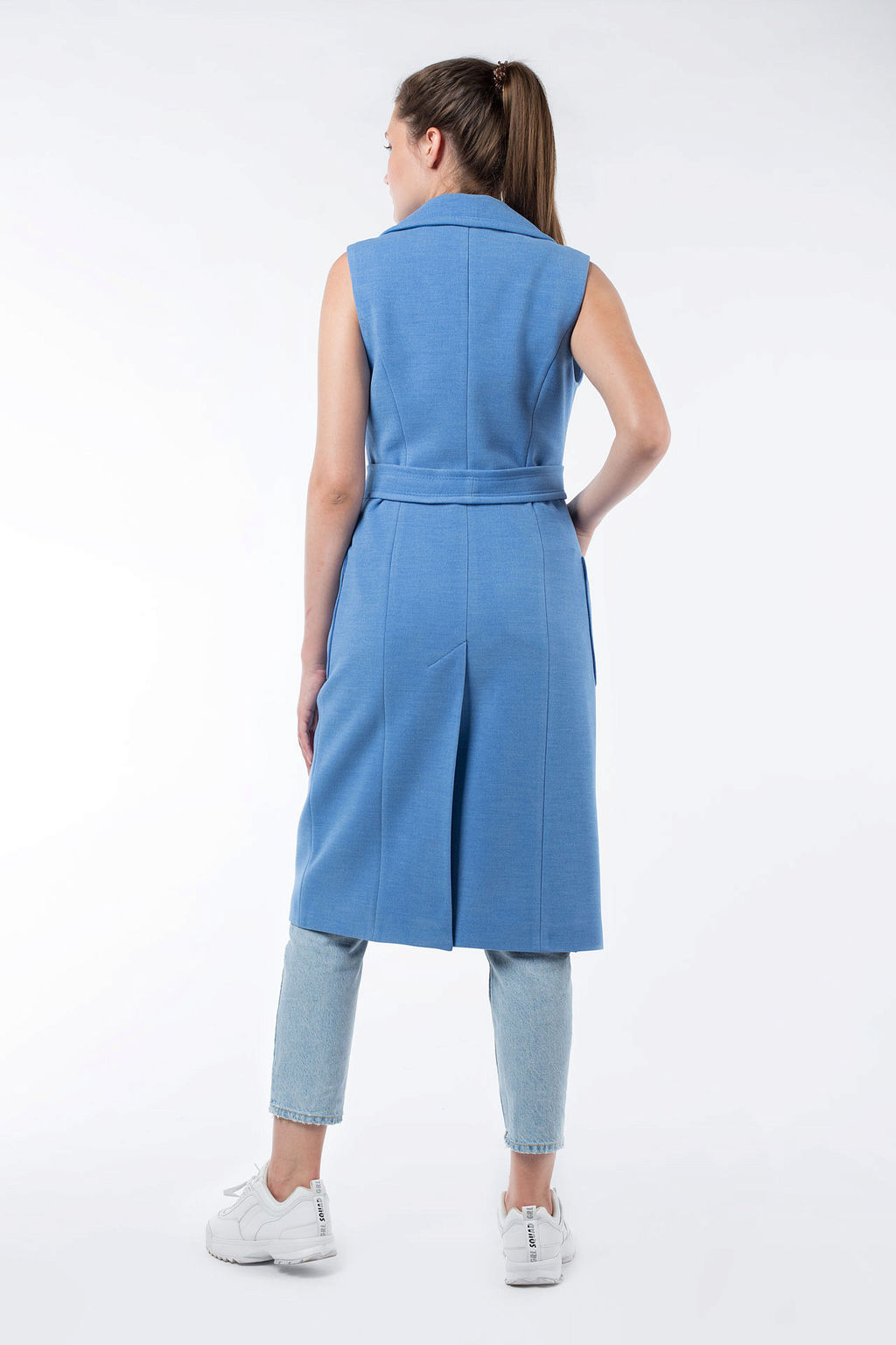 01-09081 Пальто женское демисезонное (пояс) - El podio фото 4